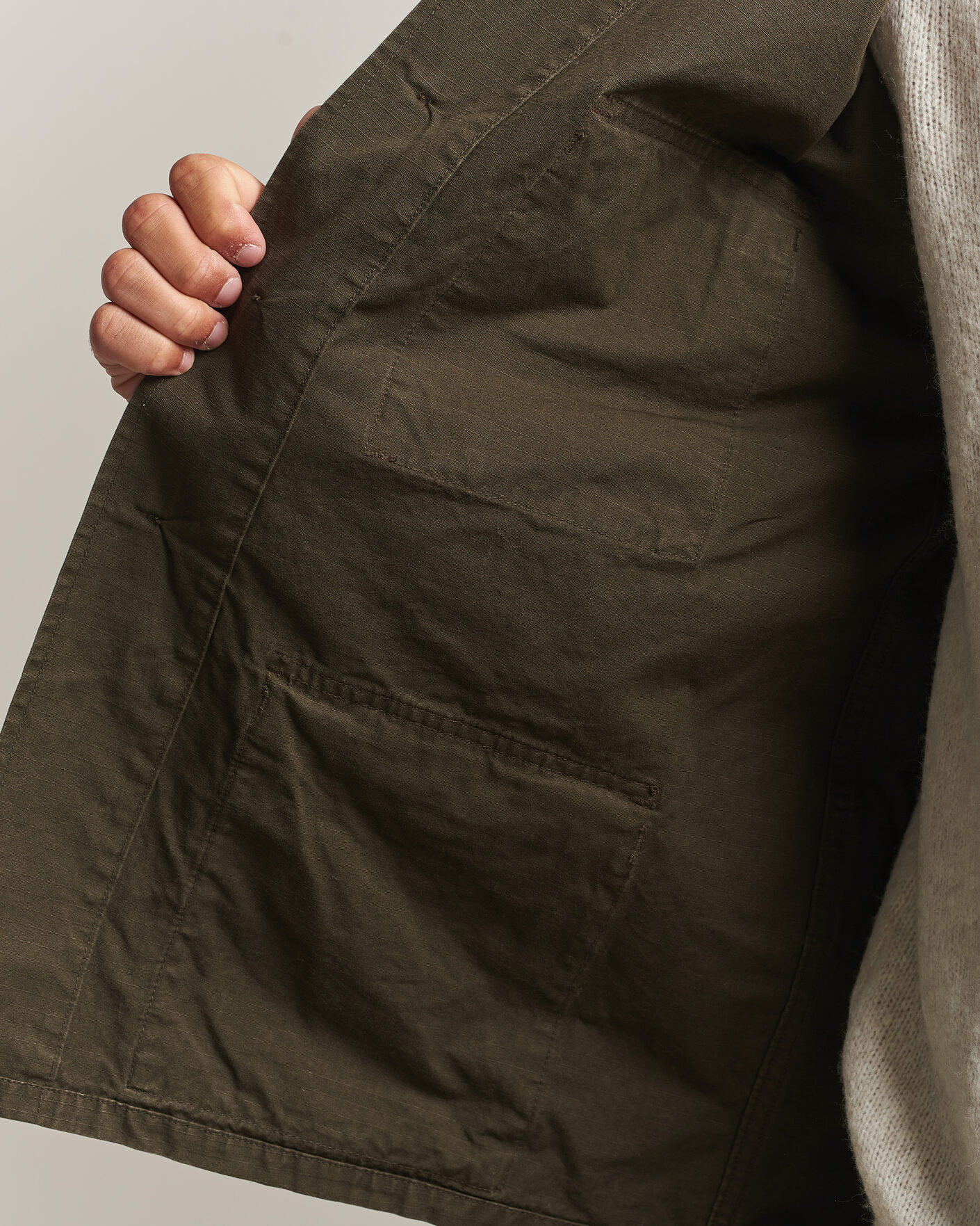 Homme | Manteaux Et Vestes | orSlow | B.D.U. Stone Washed Jacket Coffee Brown