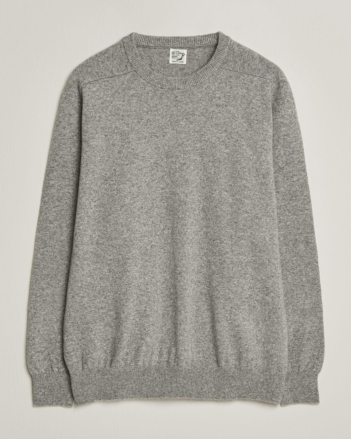Homme | Pulls Et Tricots | orSlow | Simple Crew Neck Sweater Light Grey