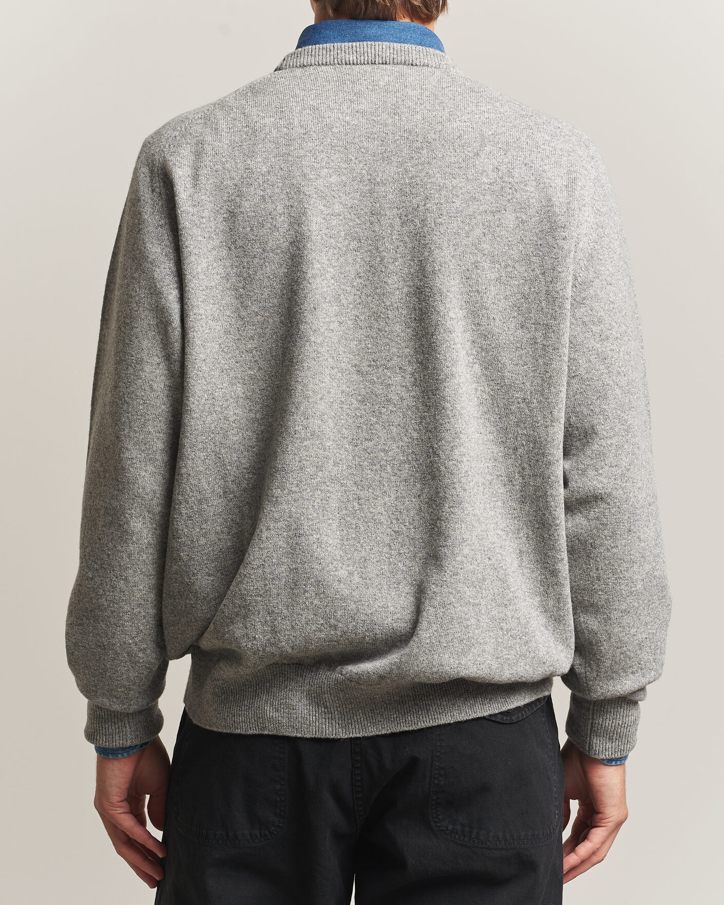 Homme | Pulls Et Tricots | orSlow | Simple Crew Neck Sweater Light Grey