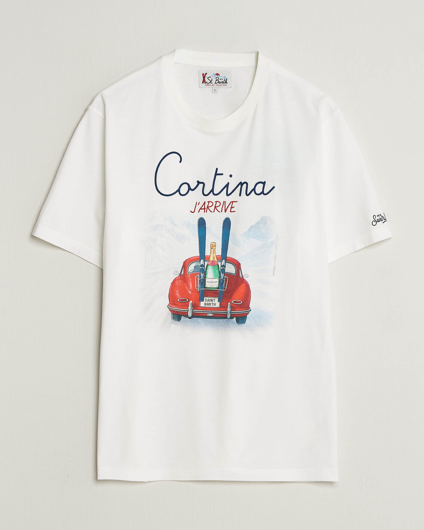 Homme | T-shirts | MC2 Saint Barth | Printed Cotton T-Shirt Cortina