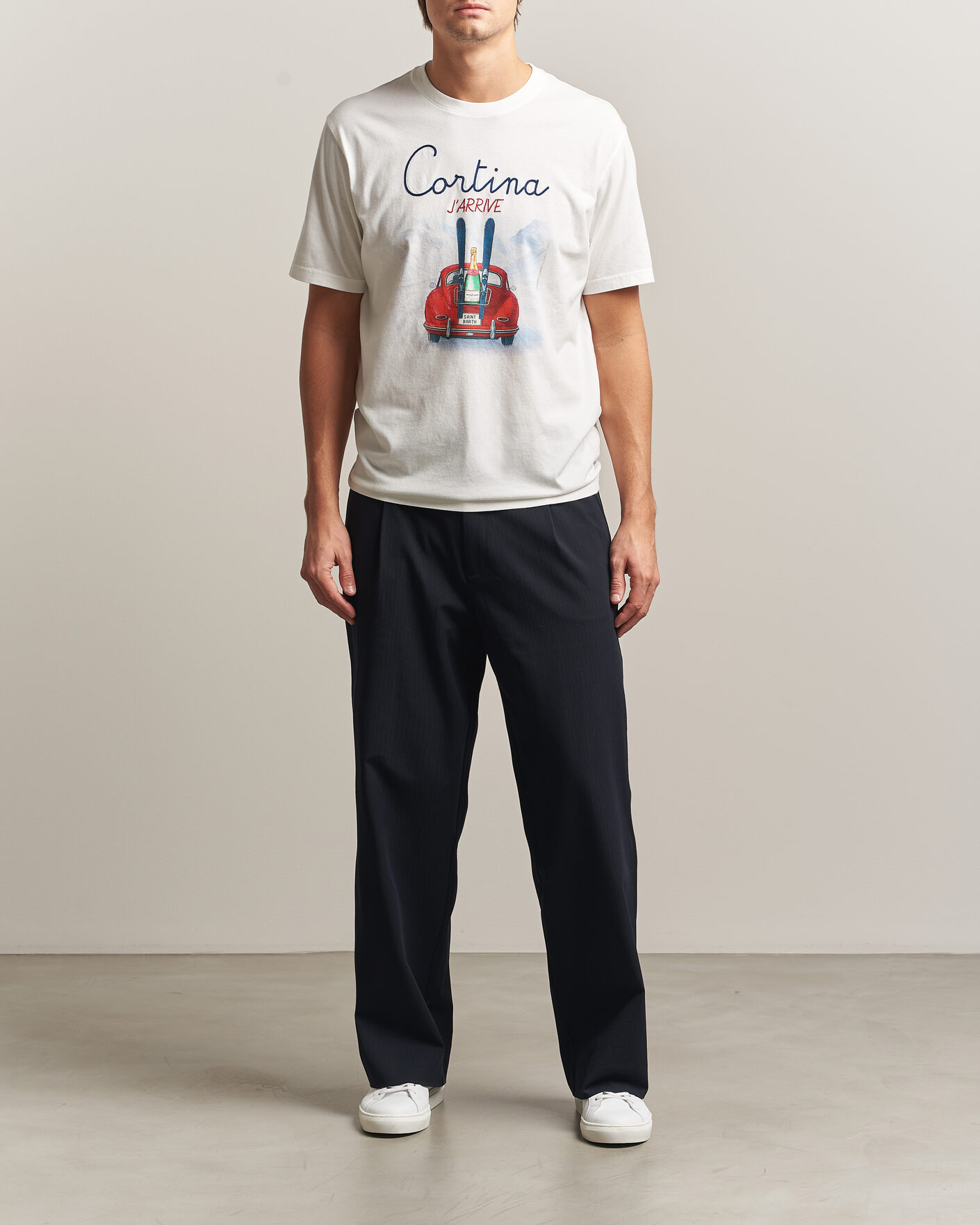 Homme | T-shirts | MC2 Saint Barth | Printed Cotton T-Shirt Cortina