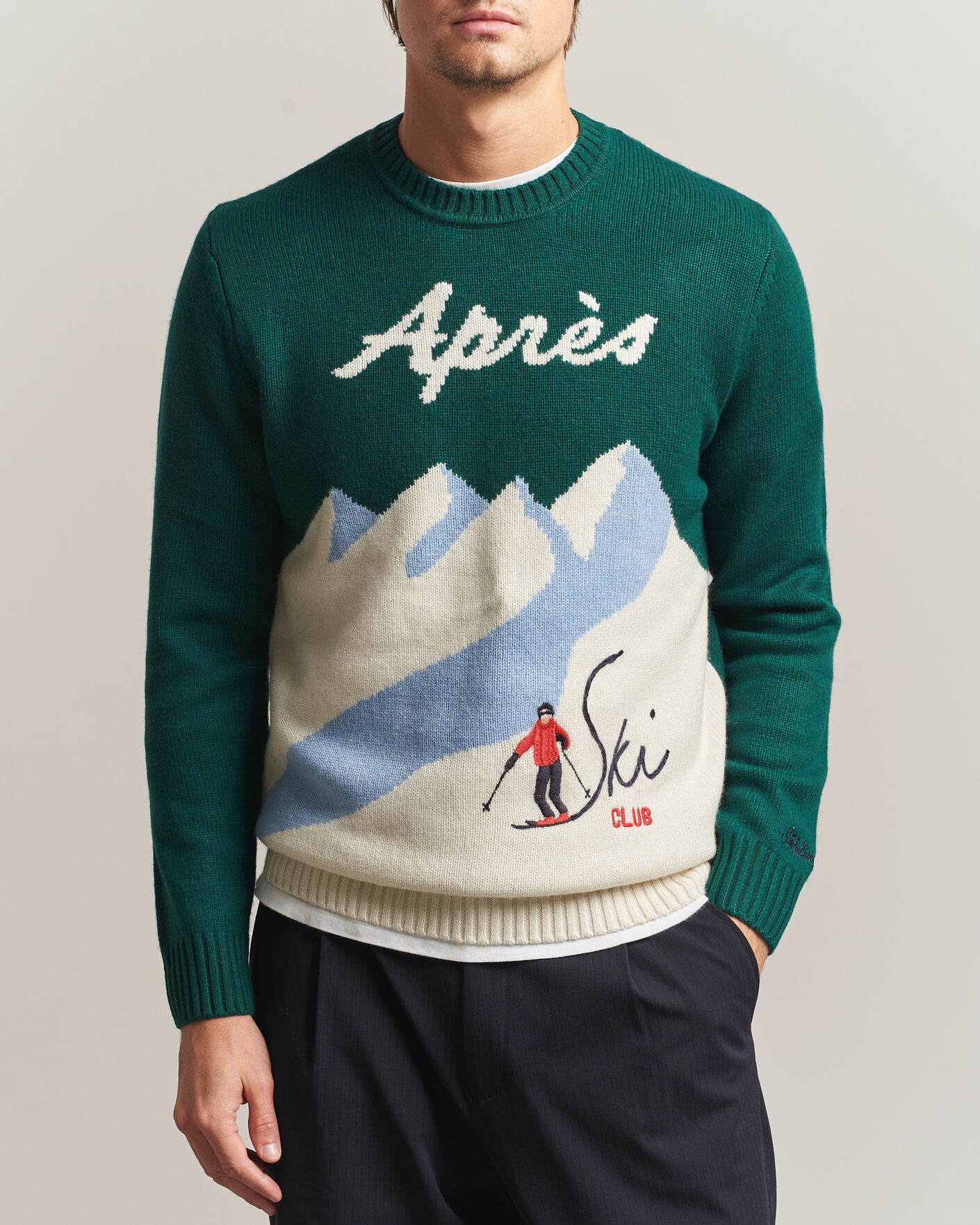 Homme | Pulls Et Tricots | MC2 Saint Barth | Bombardino Printed Sweater Apres Ski Club