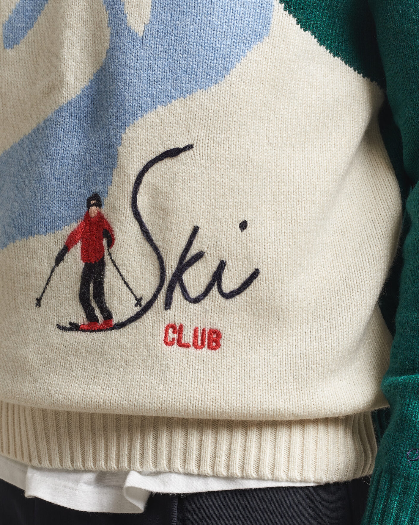 Homme | Pulls Et Tricots | MC2 Saint Barth | Bombardino Printed Sweater Apres Ski Club
