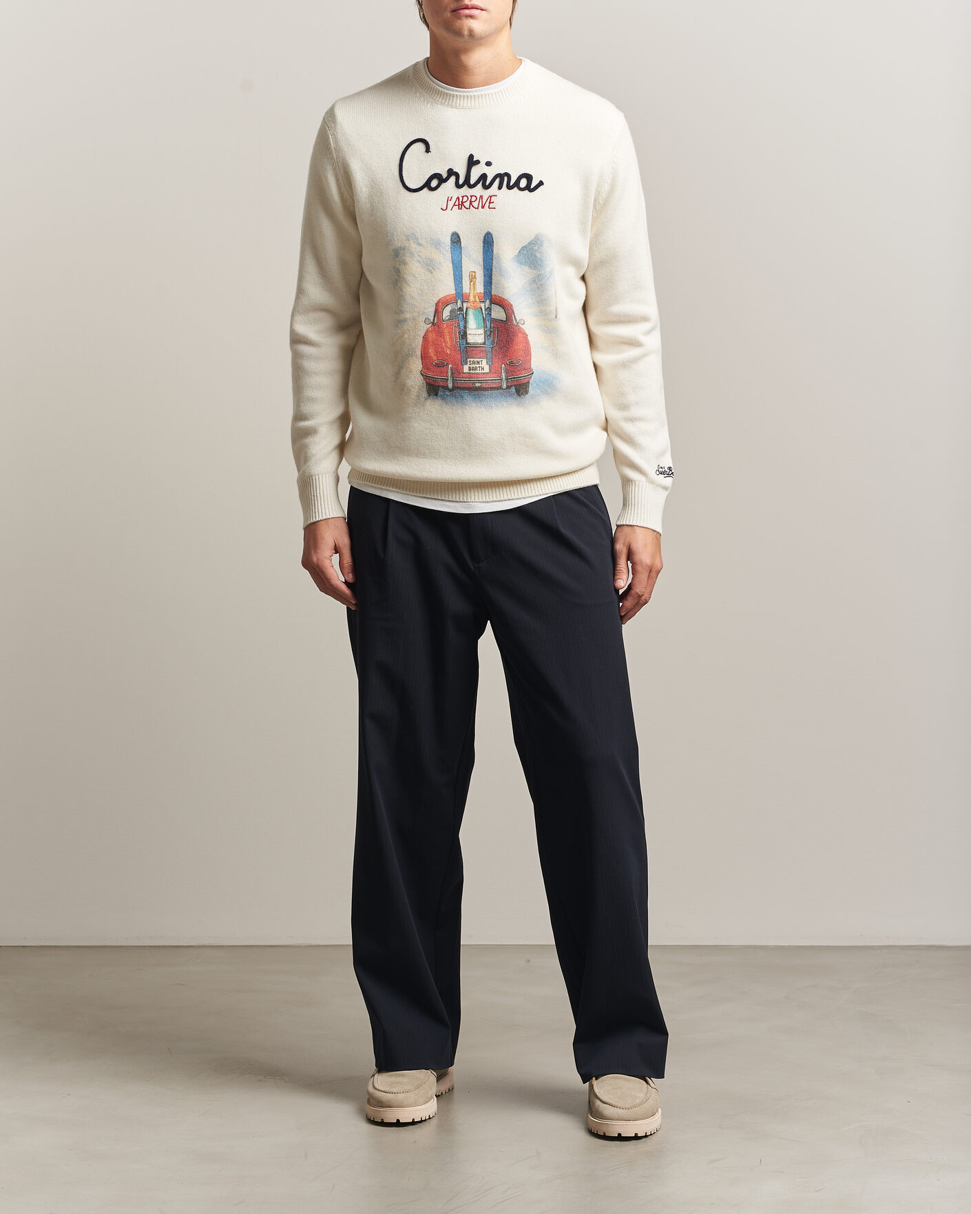 Homme | Pulls Et Tricots | MC2 Saint Barth | Heron Printed Sweater Cortina
