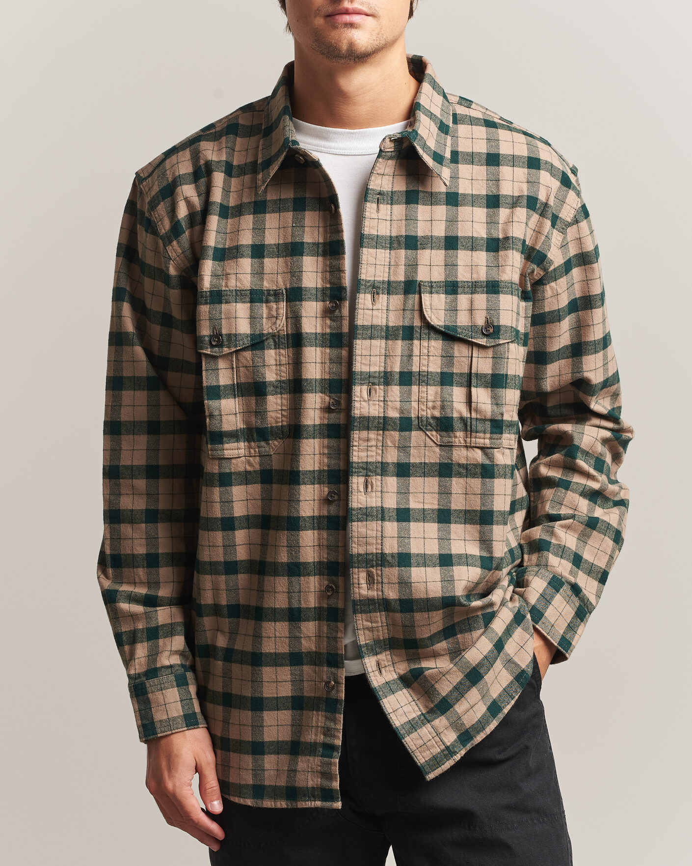 Homme | Chemises | Filson | Checked Alaskan Guide Shirt Oatmeal