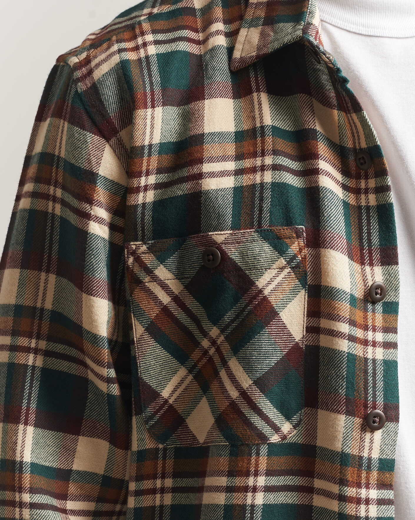 Homme | Chemises | Filson | The Rangeland Flannel Shirt Green