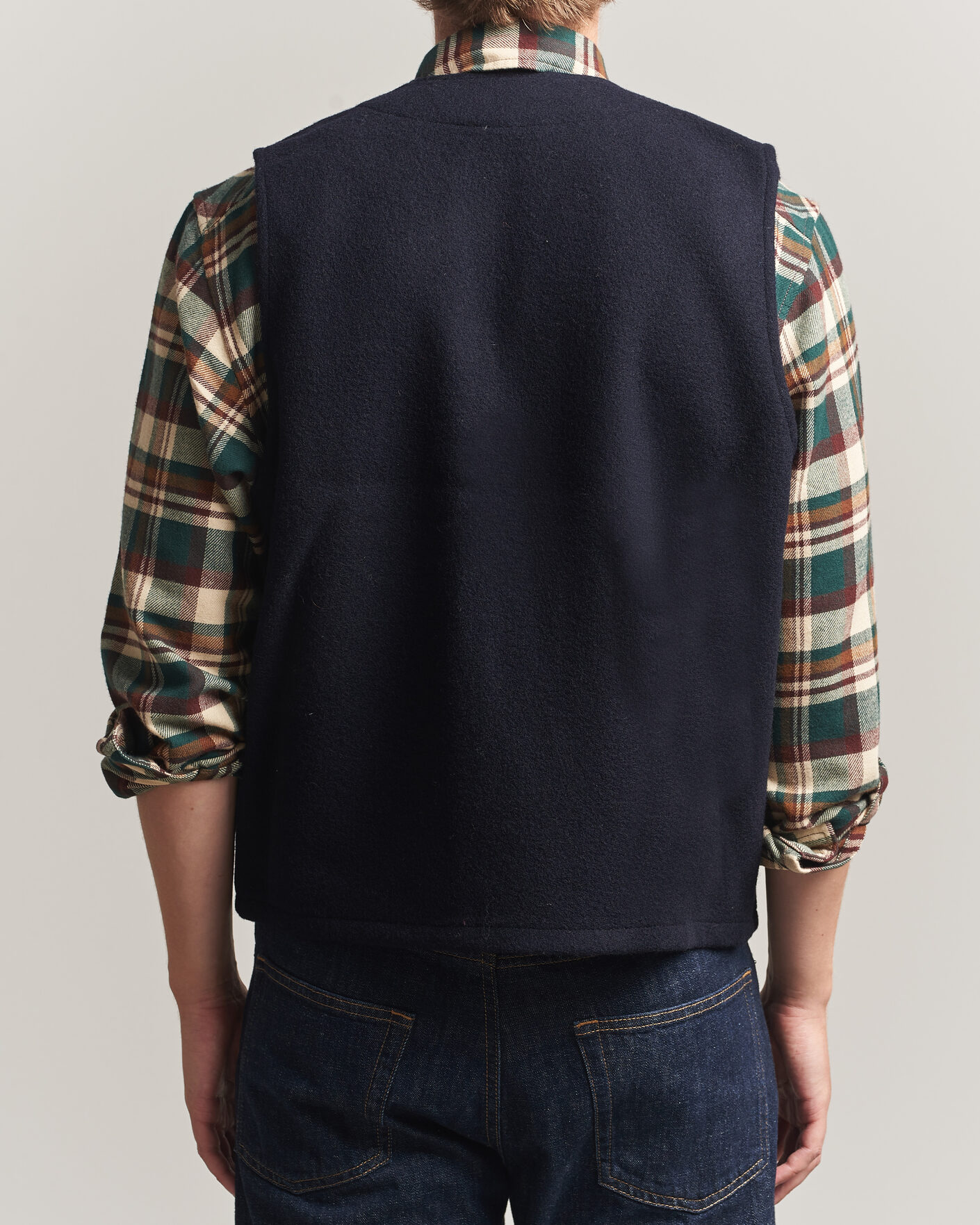 Homme | Gilets | Filson | Mackinaw Wool Vest Navy