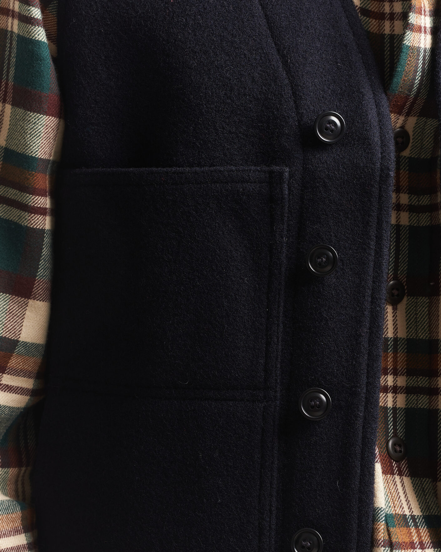 Homme | Gilets | Filson | Mackinaw Wool Vest Navy