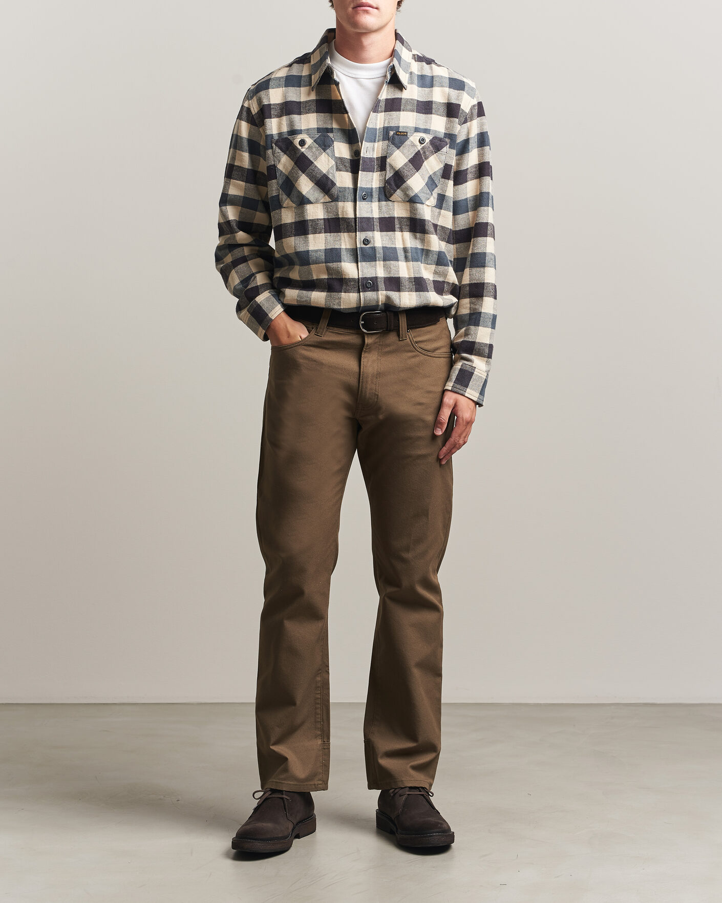 Homme | Pantalons | Filson | Dry Tin 5-Pocket Pants Marsh Olive