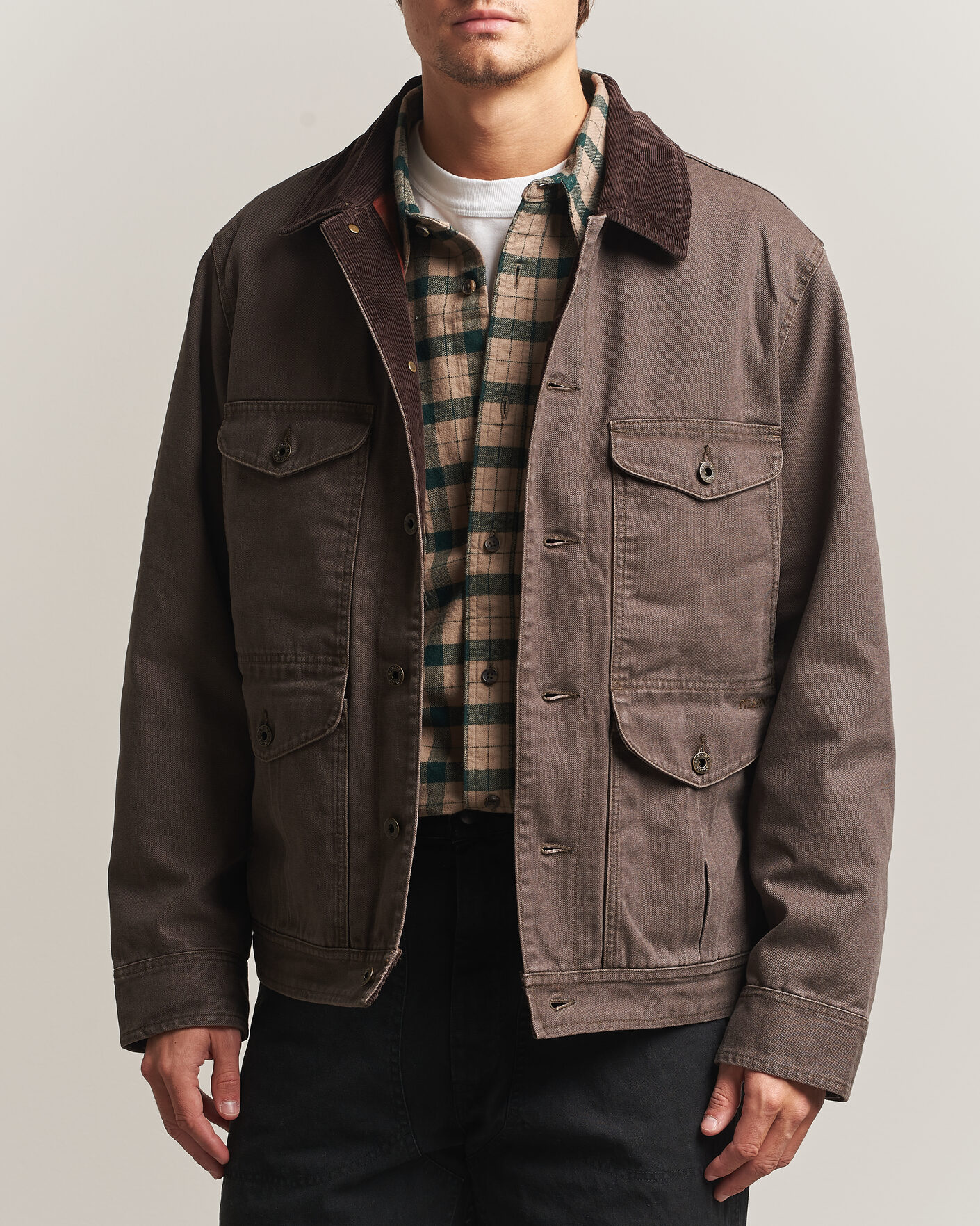 Homme | Manteaux Et Vestes | Filson | Rustic Canvas Journeyman Canvas Jacket Bark