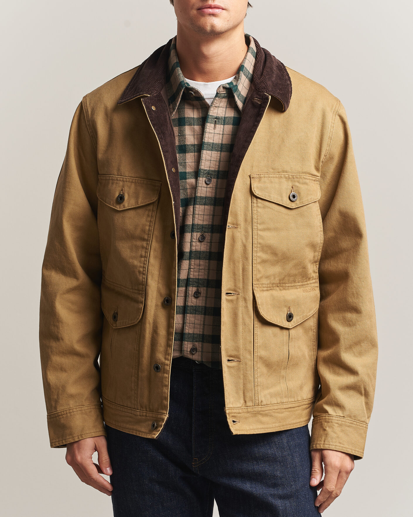 Homme | Manteaux Et Vestes | Filson | Rustic Canvas Journeyman Canvas Jacket Antique Bronze