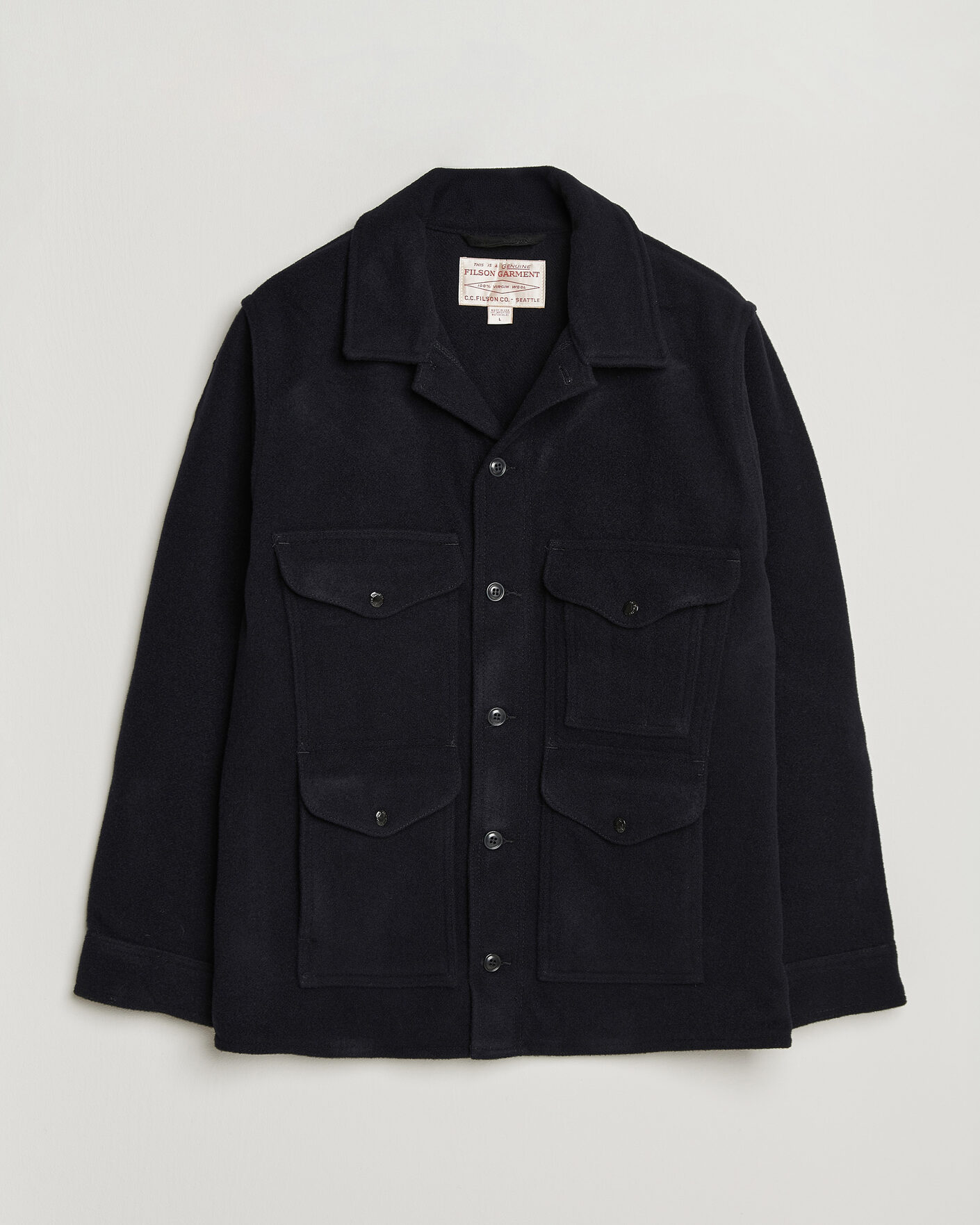 Homme | Manteaux Et Vestes | Filson | Mackinaw Wool Cruiser Dark Navy