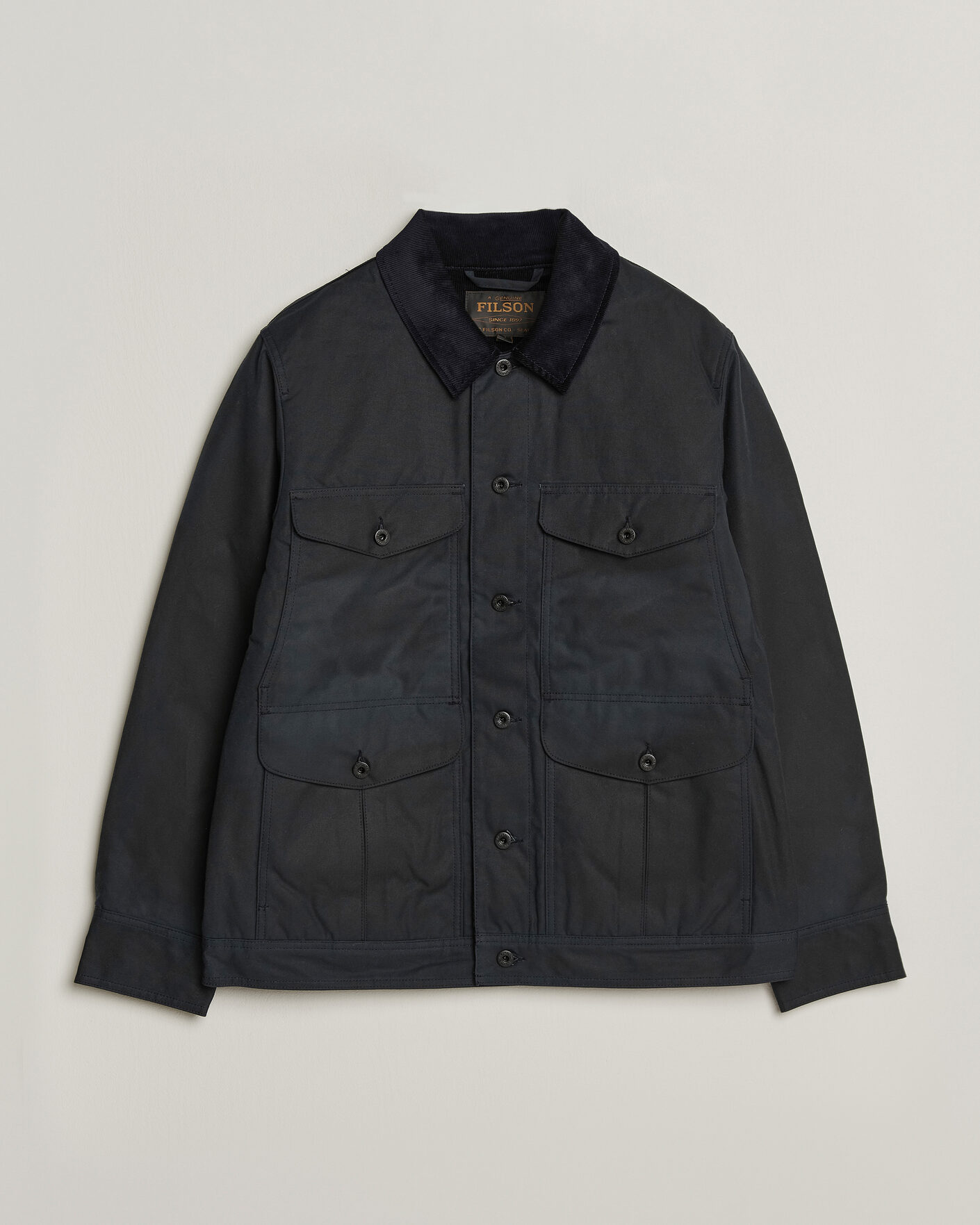 Homme | Manteaux Et Vestes | Filson | Journeyman Cotton Shelter Cloth Jacket Harbor Blue
