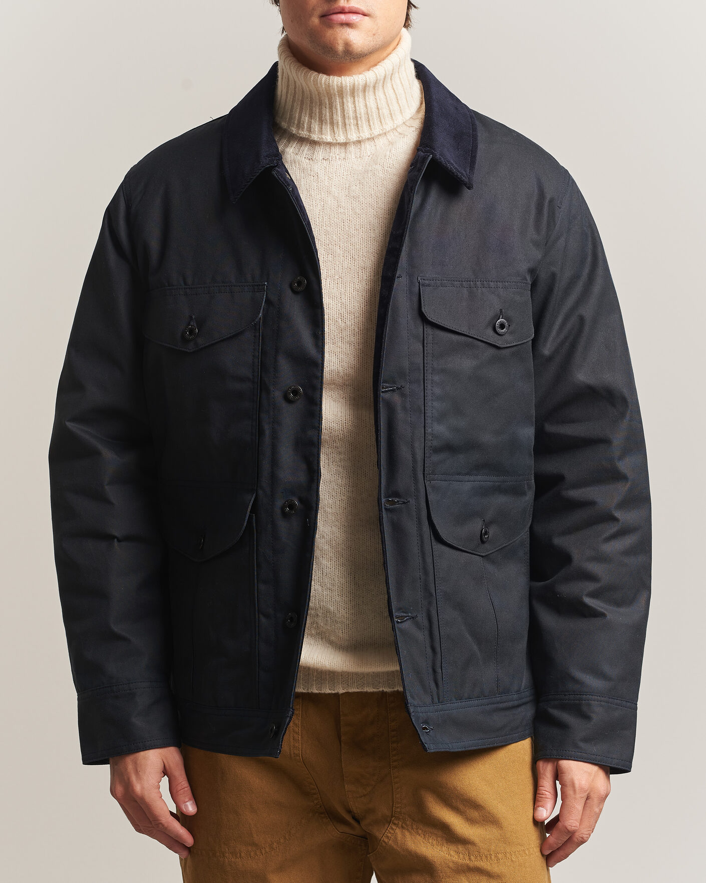 Homme | Manteaux Et Vestes | Filson | Journeyman Cotton Shelter Cloth Jacket Harbor Blue
