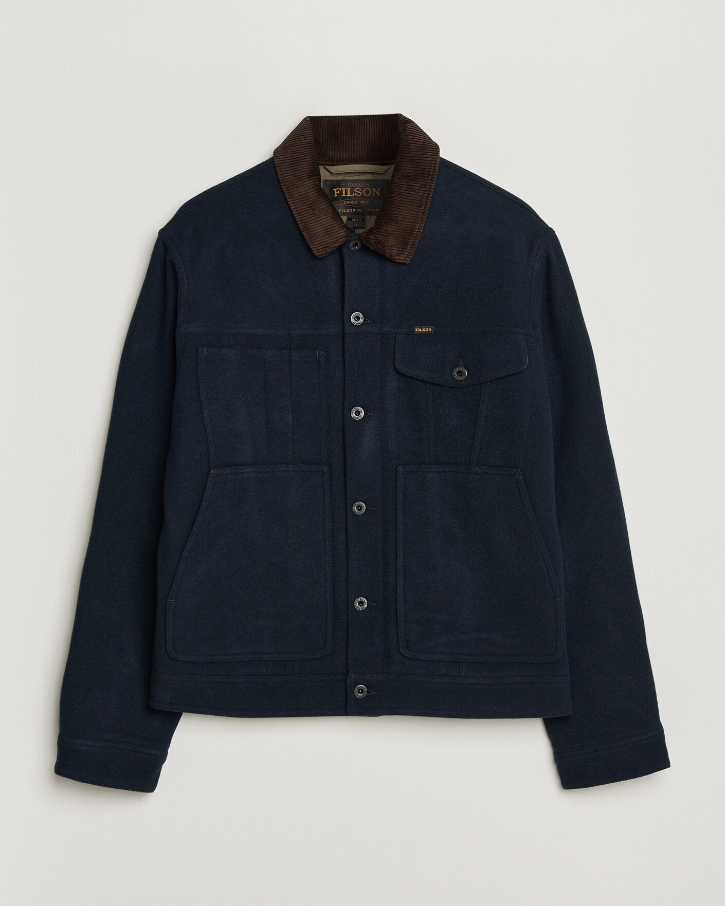 Homme | Manteaux Et Vestes | Filson | Spokane Insulated Short Cruiser Navy