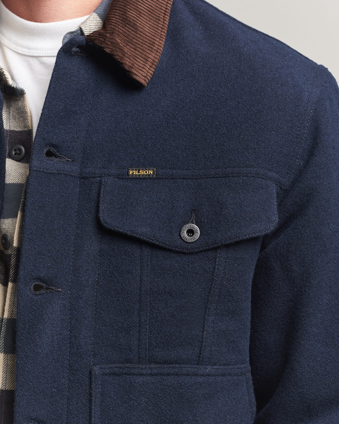 Homme | Manteaux Et Vestes | Filson | Spokane Insulated Short Cruiser Navy
