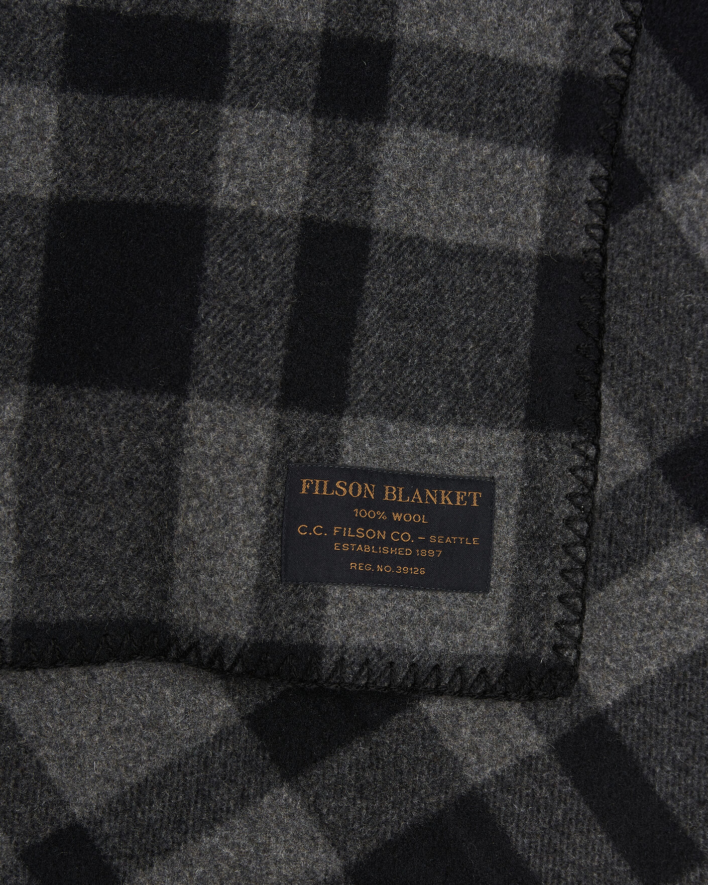 Homme | Tissus | Filson | Mackinaw Wool Blanket Charcoal