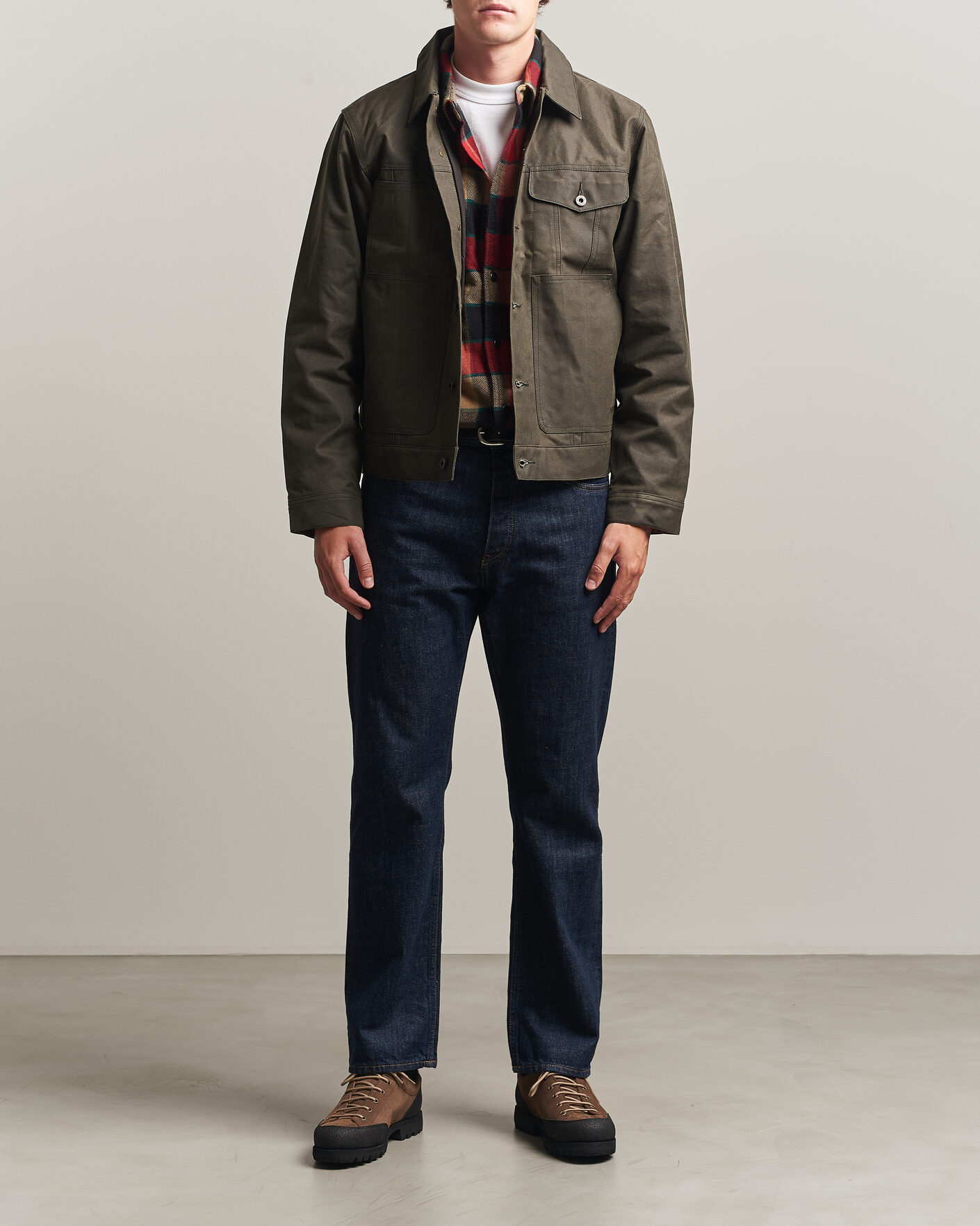 Homme | Manteaux Et Vestes | Filson | Short Lined Tin Cloth Cruiser Beluga