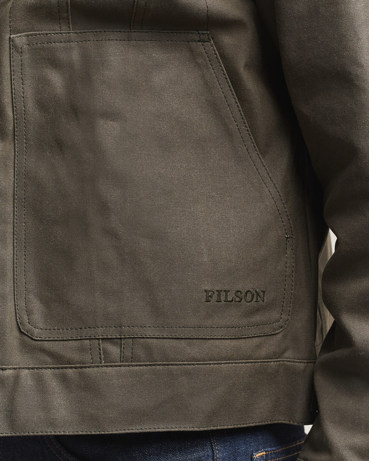 Homme | Manteaux Et Vestes | Filson | Short Lined Tin Cloth Cruiser Beluga