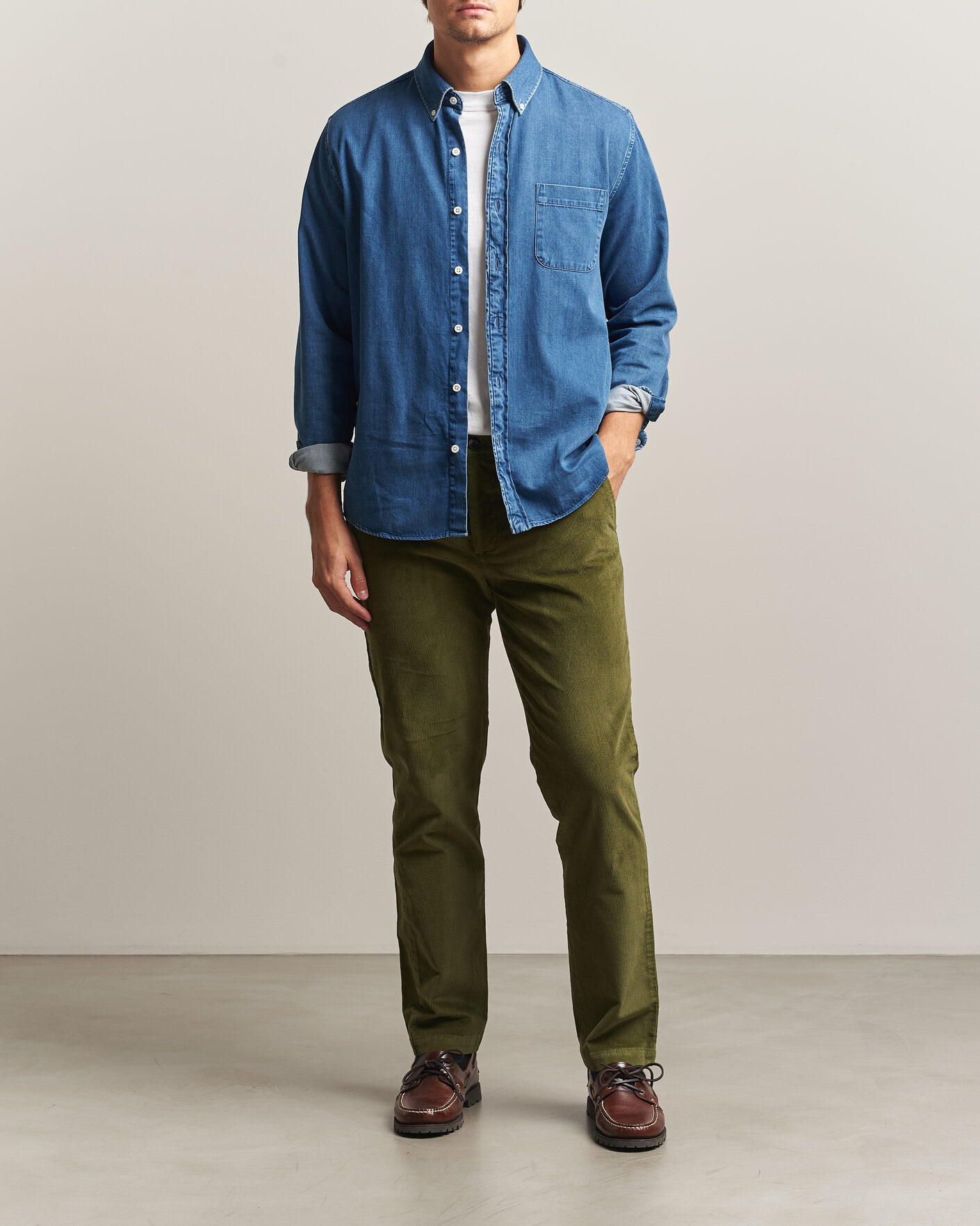 Homme | Pantalons | Dockers | Cotton Slim Chino Winter Moss