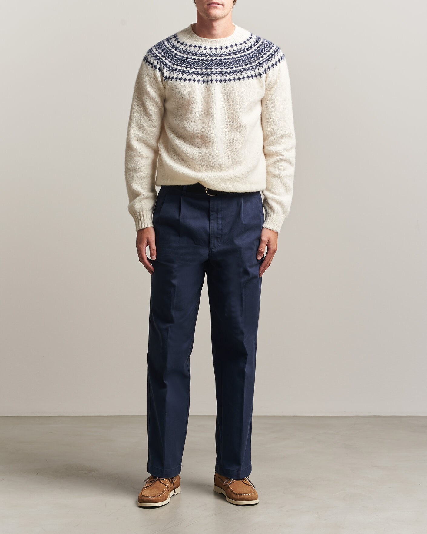 Homme | Pantalons | Dockers | Original Pleated Chino Loose Navy