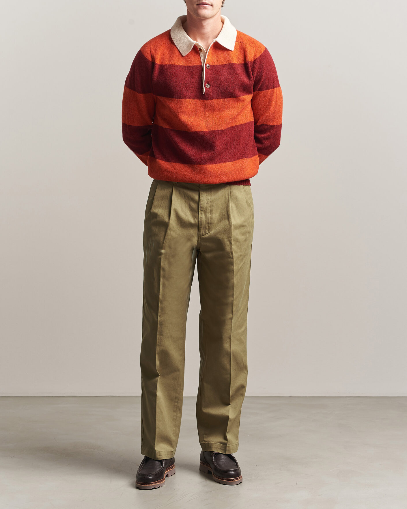 Homme | Pantalons | Dockers | Original Pleated Chino Loose British Khaki