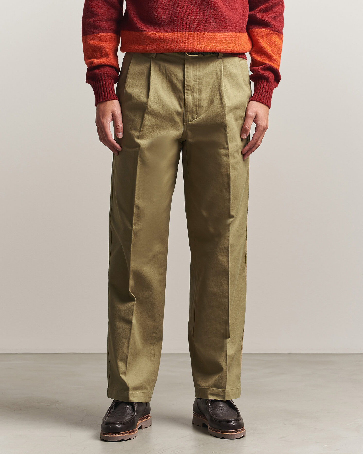 Homme | Pantalons | Dockers | Original Pleated Chino Loose British Khaki