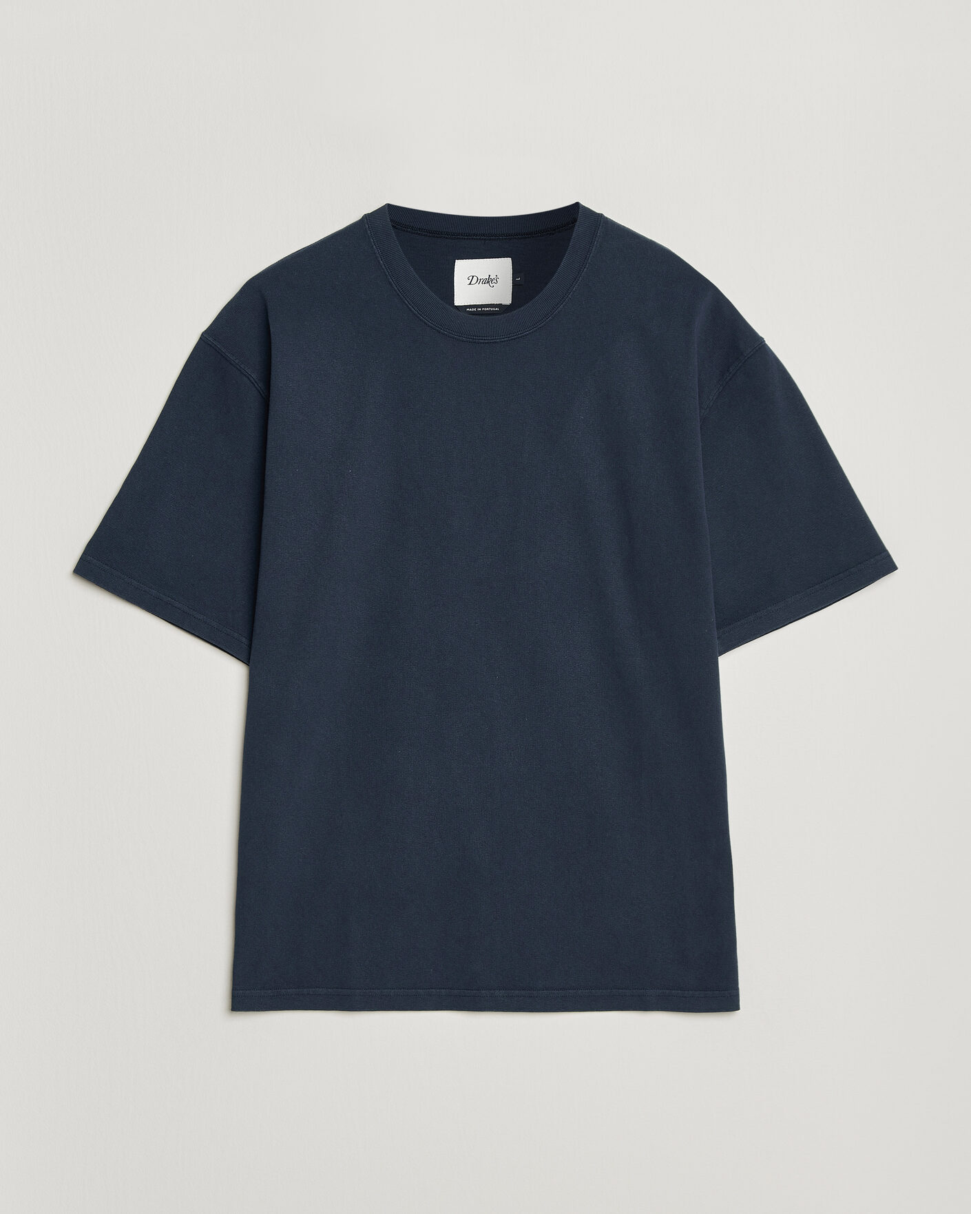 Homme | T-shirts | Drake's | Short Sleeve Hiking T-Shirt Navy