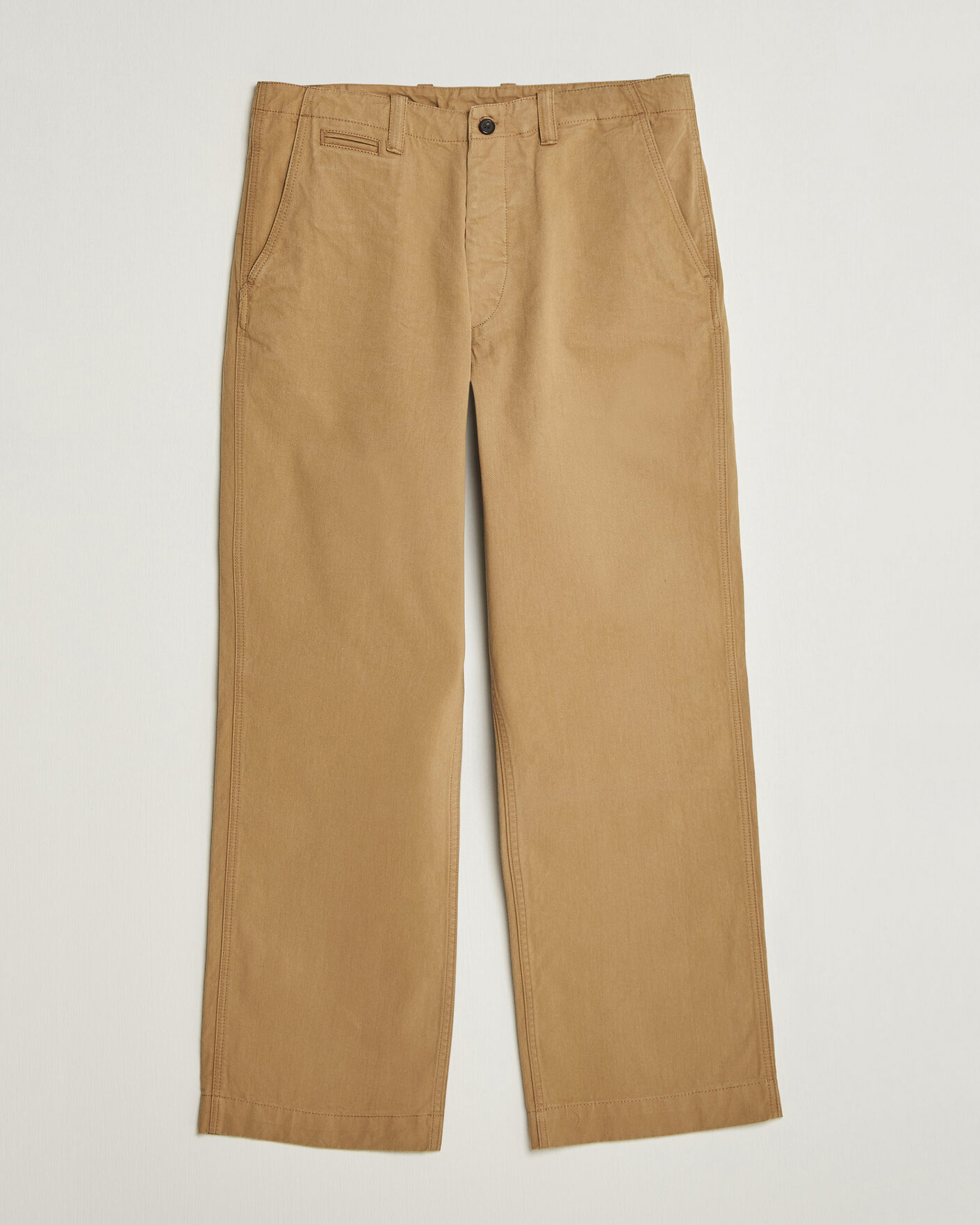 Homme | Pantalons | Drake's | Twill Officer Chino Beige