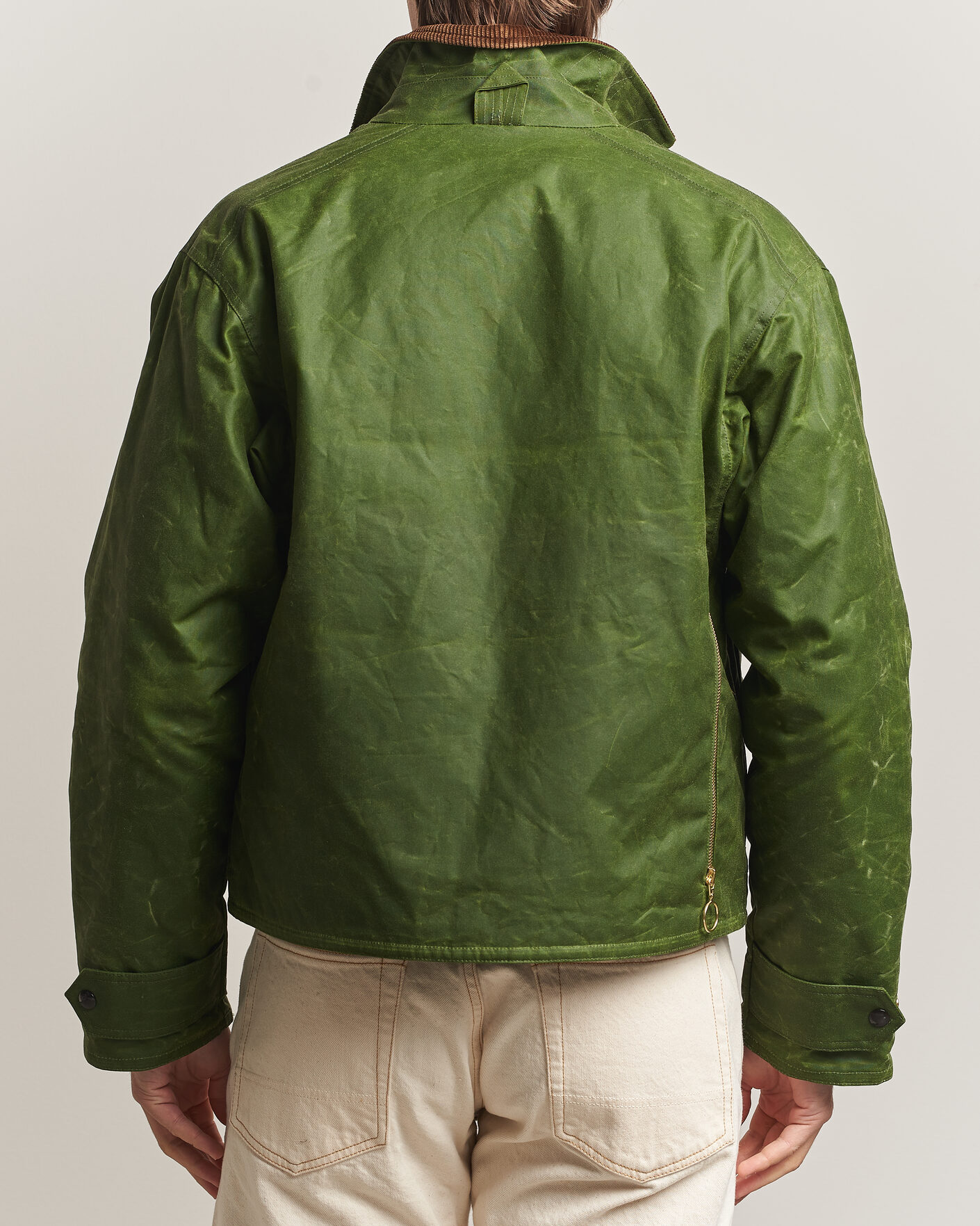 Homme | Manteaux Et Vestes | Drake's | Waxed Wader Jacket Lemongrass
