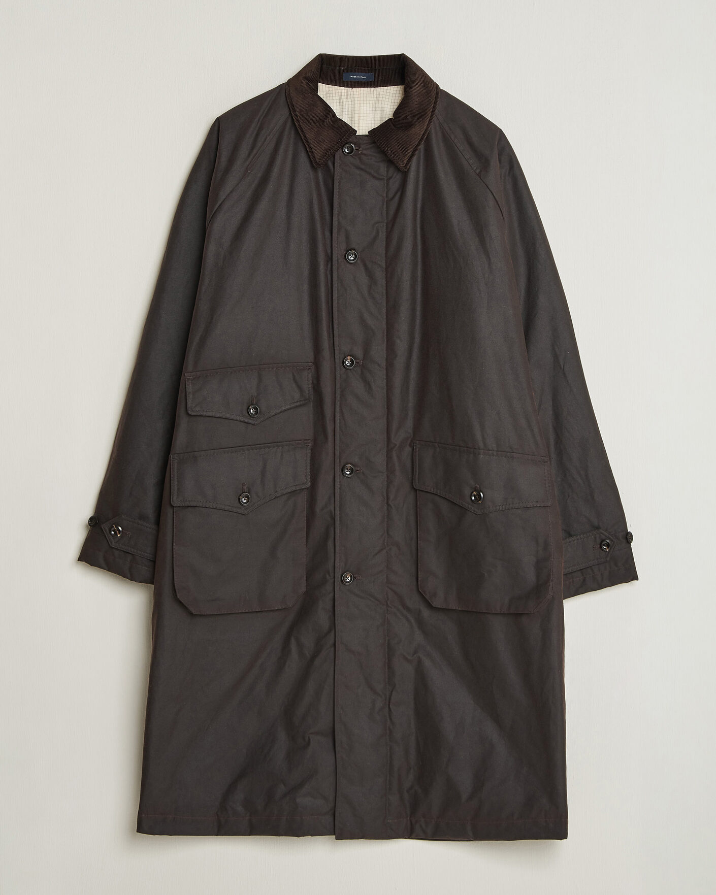 Homme | Manteaux Et Vestes | Drake's | Military Waxed Mac Rustic