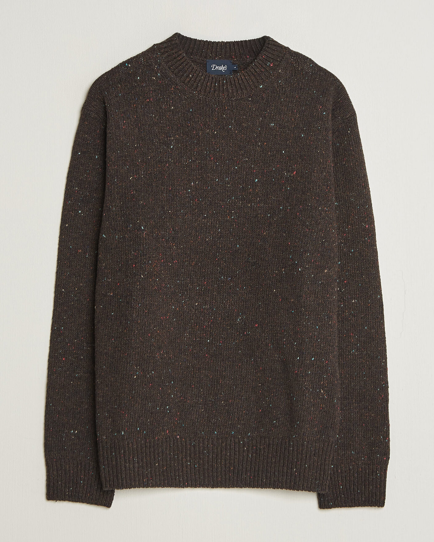 Homme | Pulls Et Tricots | Drake's | Donegal Crewneck Brown