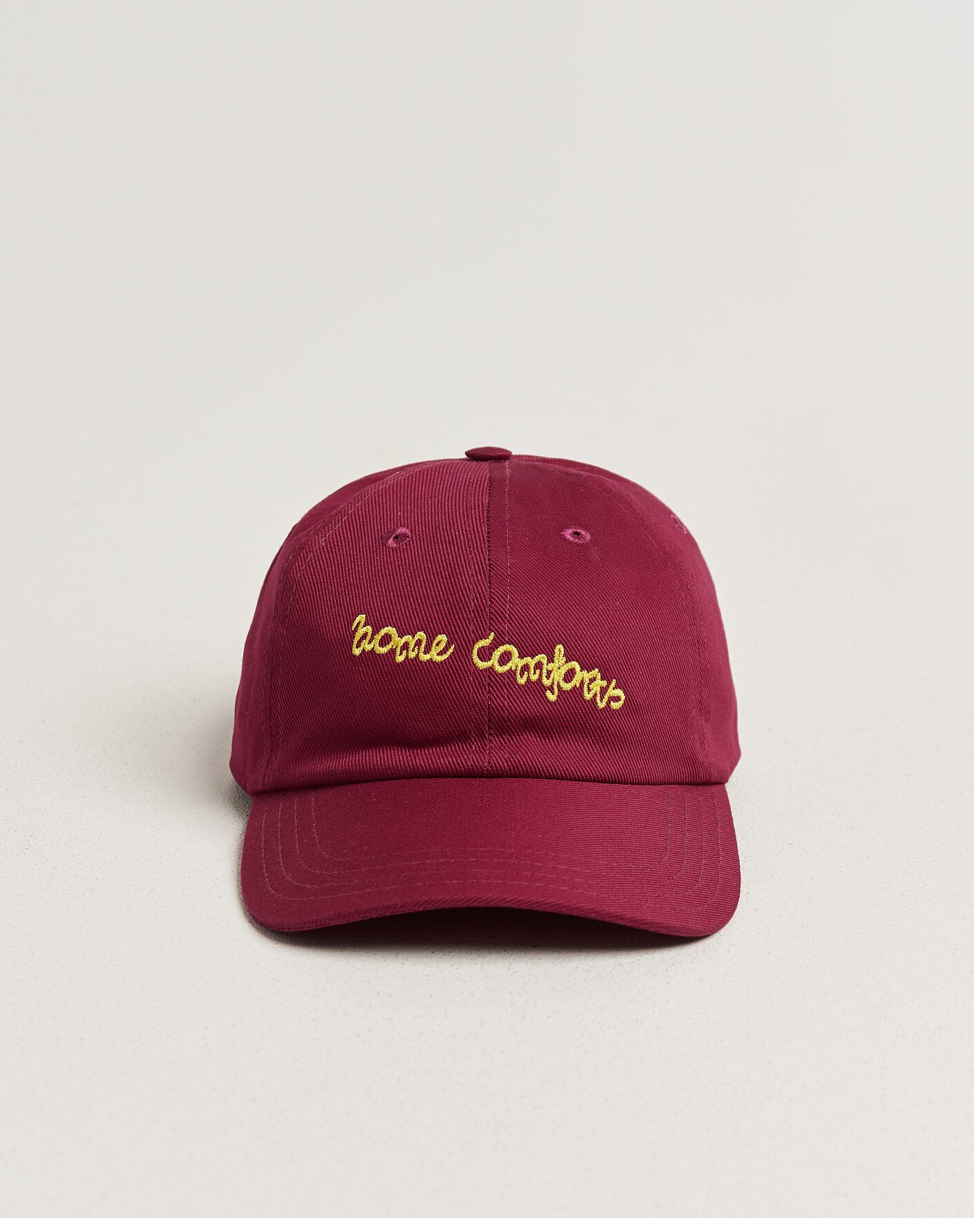 Homme | Bobs Et Casquettes | Drake's | Home Comforts Twill Baseball Cap Red