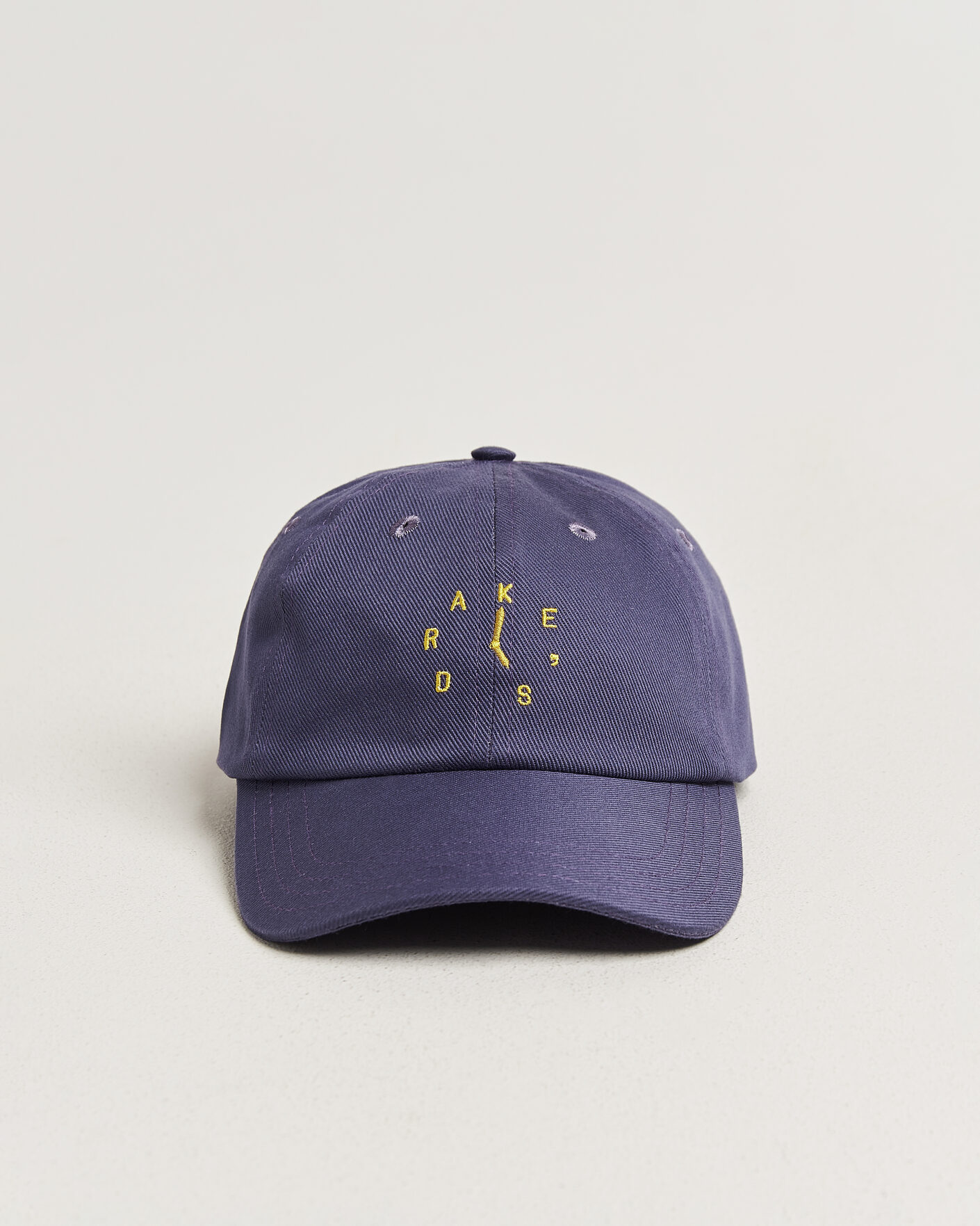 Homme | Bobs Et Casquettes | Drake's | Clock Twill Baseball Cap Navy
