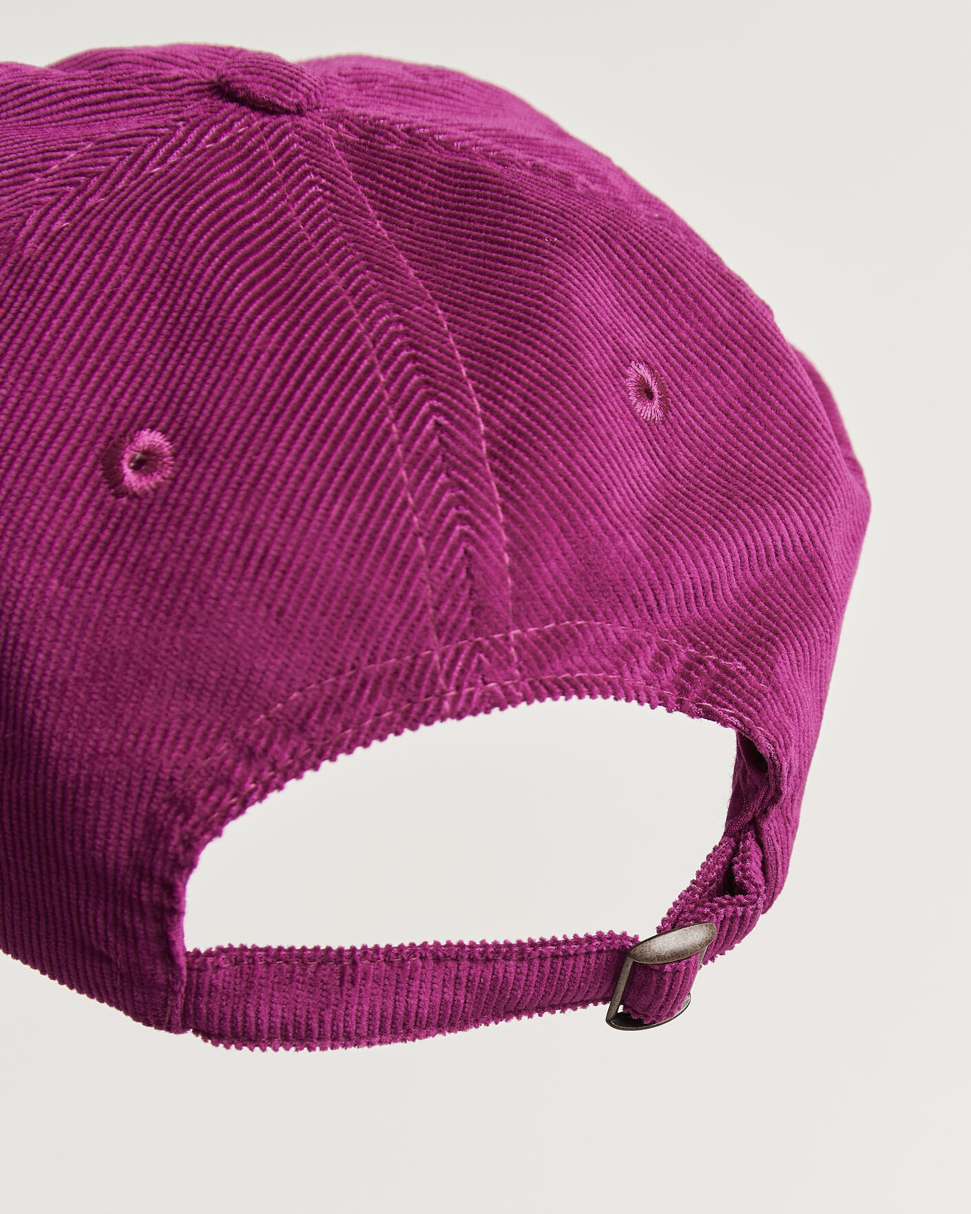 Homme | Bobs Et Casquettes | Drake's | Clock Twill Cord Baseball Cap Red
