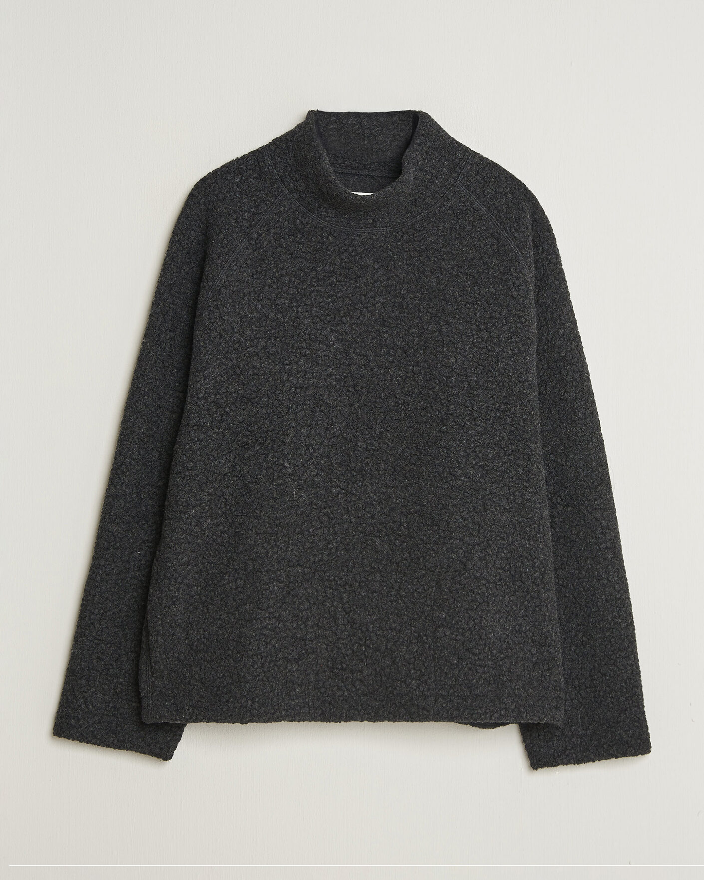 Homme | Pulls Et Tricots | Drake's | Mock Neck Fleece Grey