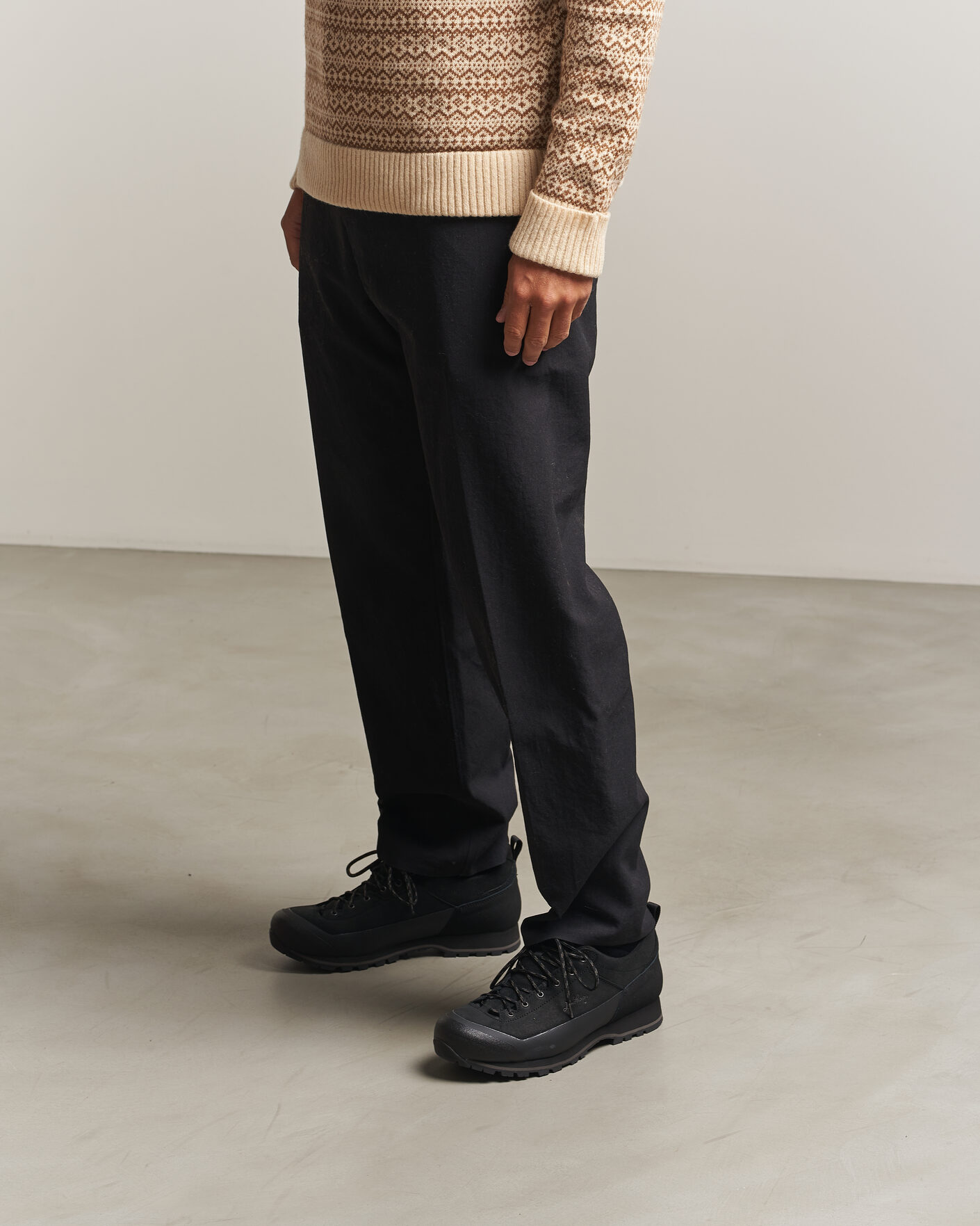Homme | Bottes | Lundhags | Bjerg II Hiking Shoe Black