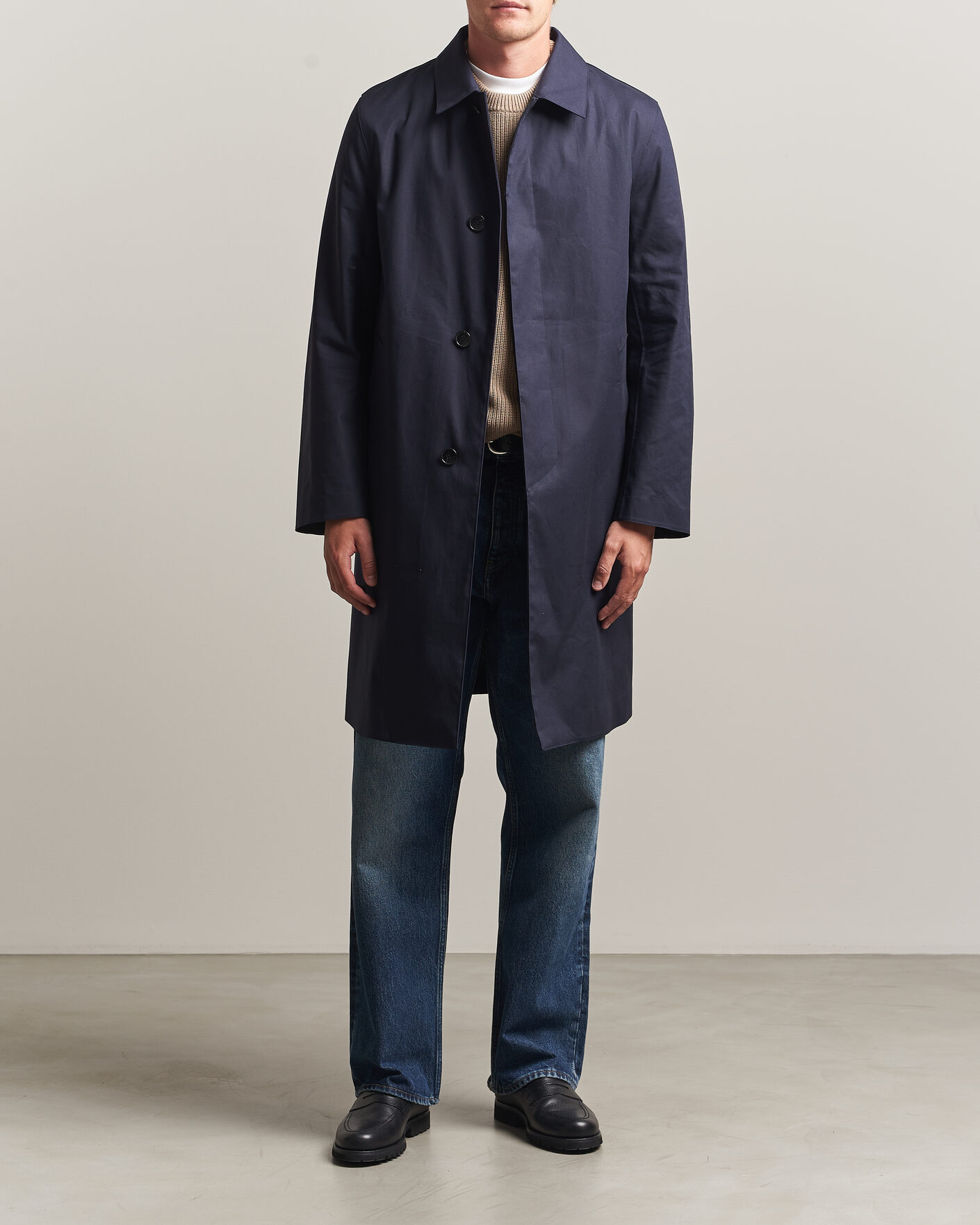 Homme | Manteaux Et Vestes | Mackintosh | Dunkeld Car Coat Navy