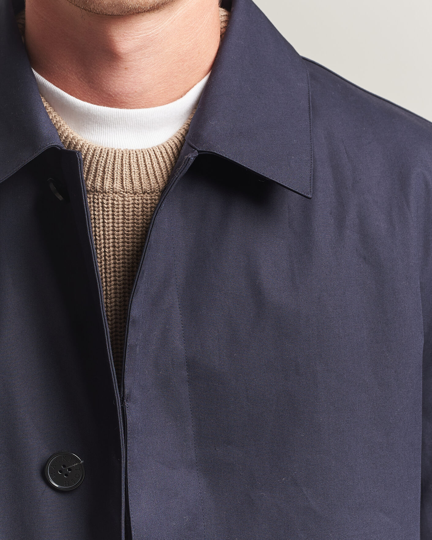 Homme | Manteaux Et Vestes | Mackintosh | Dunkeld Car Coat Navy