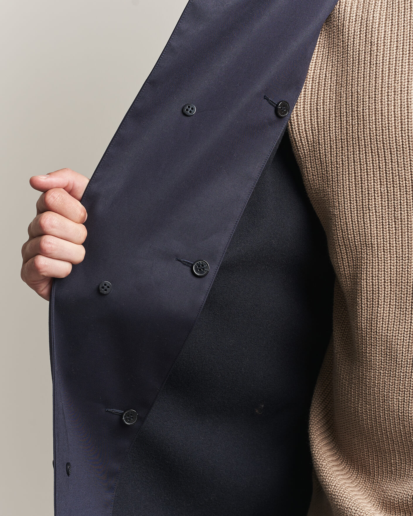 Homme | Manteaux Et Vestes | Mackintosh | Dunkeld Car Coat Navy