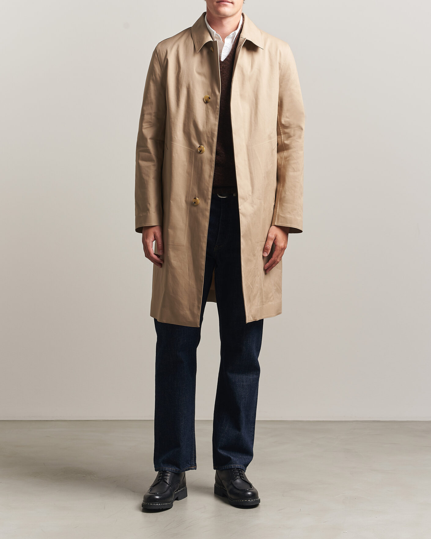 Homme | Manteaux Et Vestes | Mackintosh | Dunkeld Car Coat Fawn