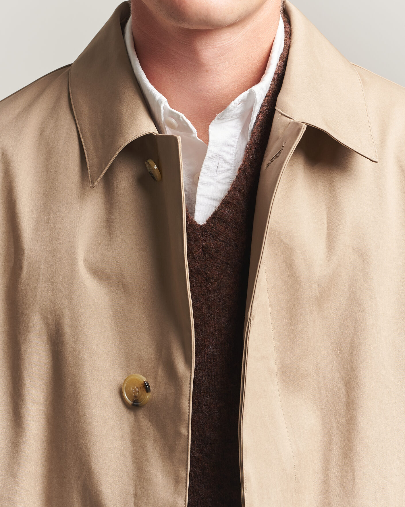 Homme | Manteaux Et Vestes | Mackintosh | Dunkeld Car Coat Fawn