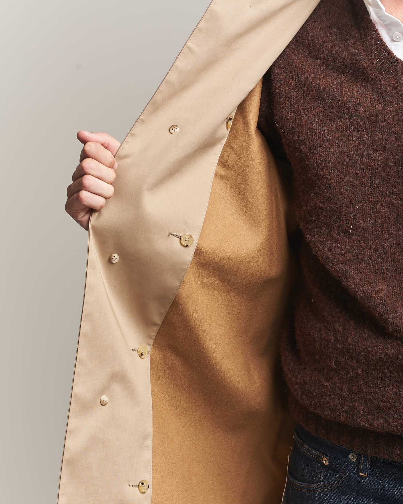 Homme | Manteaux Et Vestes | Mackintosh | Dunkeld Car Coat Fawn