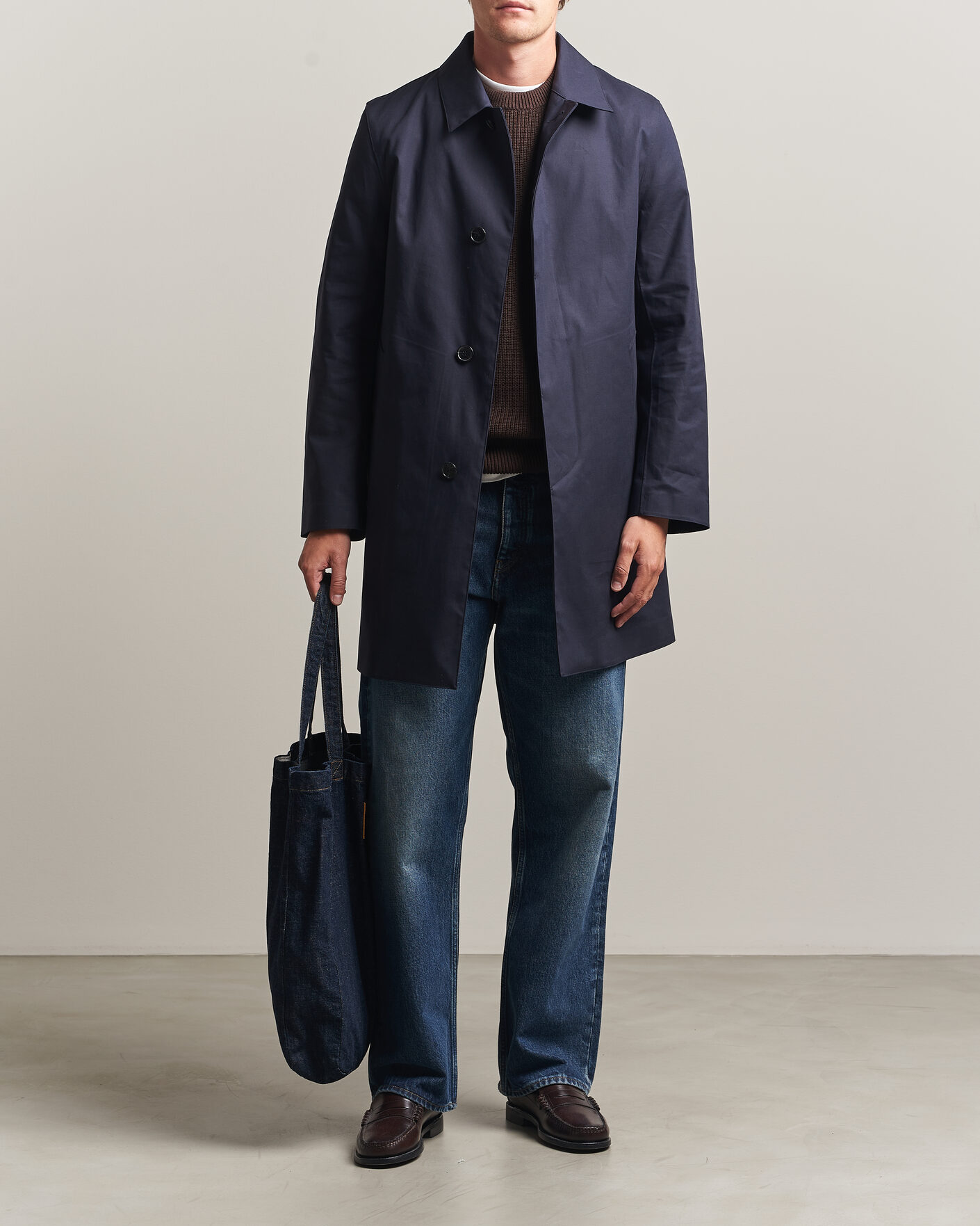 Homme | Manteaux Et Vestes | Mackintosh | Dunoon Car Coat Navy