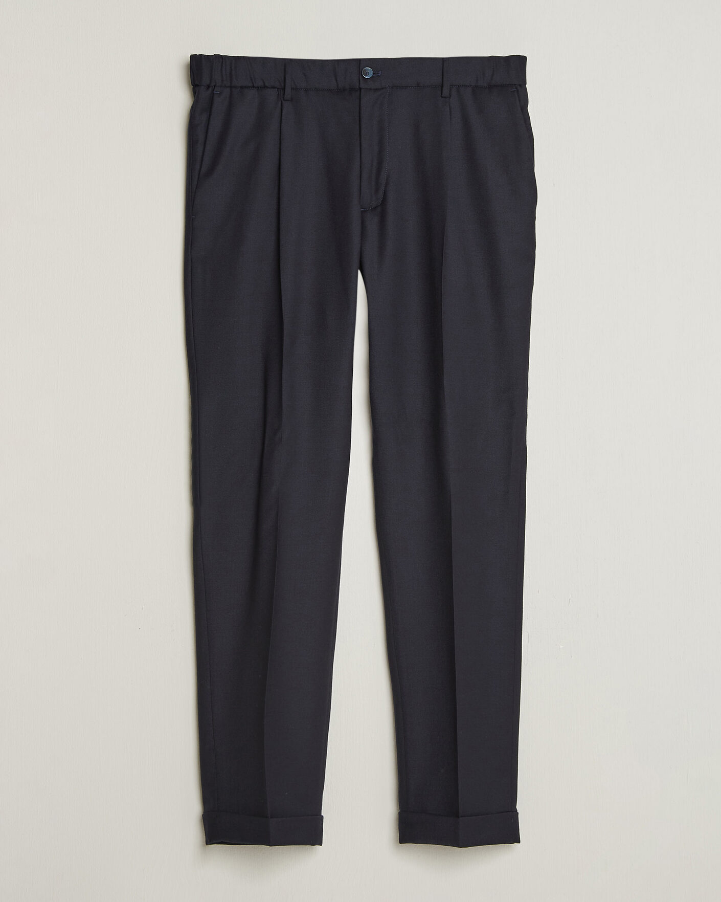 Homme | Pantalons | Briglia 1949 | Isola Stretch Flannel Trousers Navy