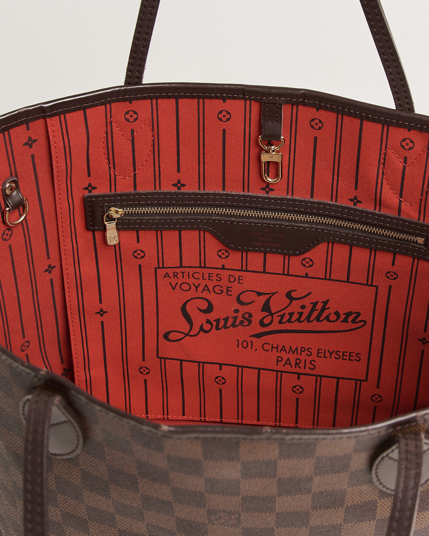Homme | Pre-Owned & Vintage Bags | Louis Vuitton Pre-Owned | Nevelfull MM Damier Ebene