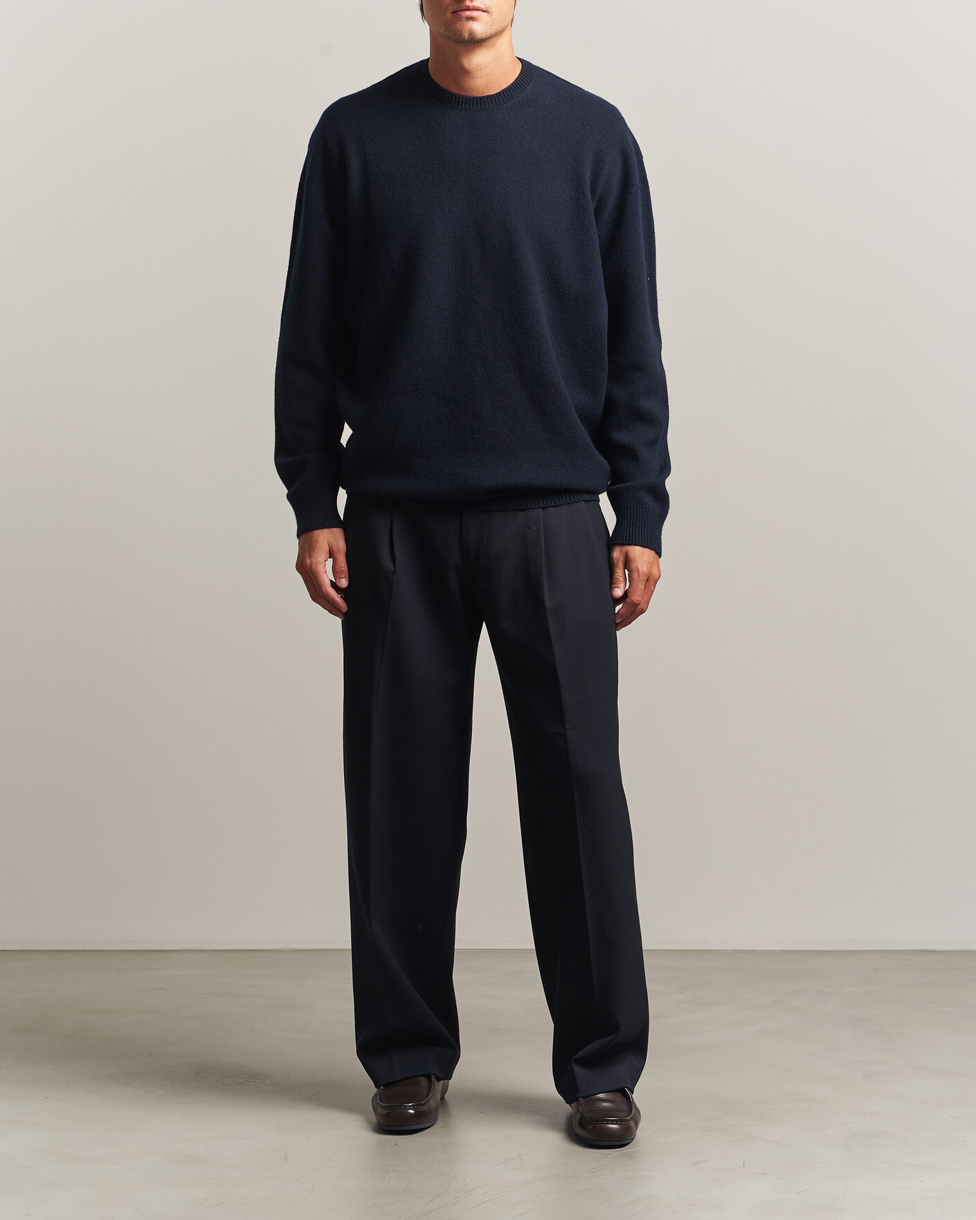 Homme | Pulls Et Tricots | Jil Sander | Wool/Cashmere Seamless Sweater Navy