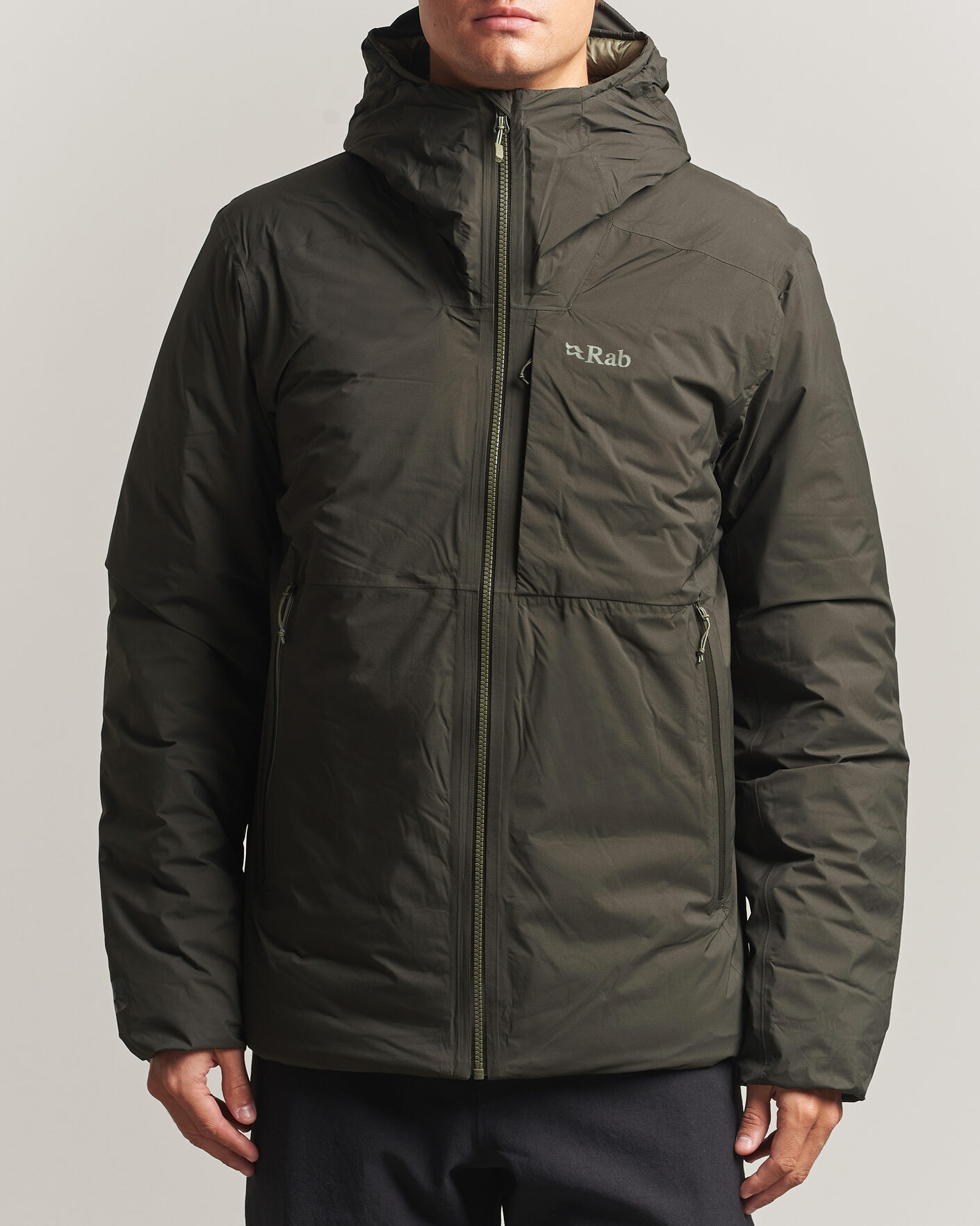 Homme | Manteaux Et Vestes | Rab | Microlight Waterproof Shield Jacket Dark Army