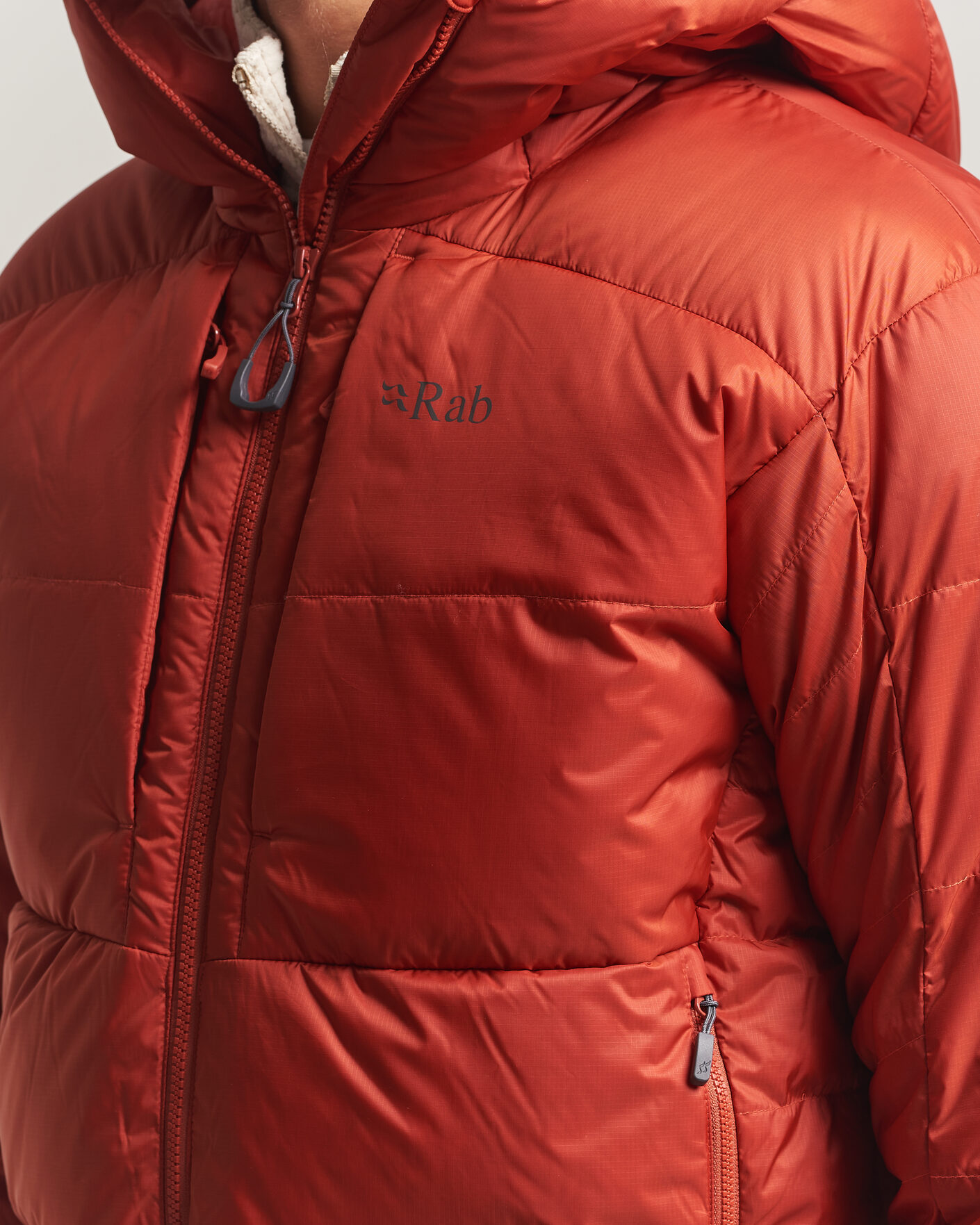 Homme | Manteaux Et Vestes | Rab | Positron Pro Hoody Down Jacket Tuscan Red