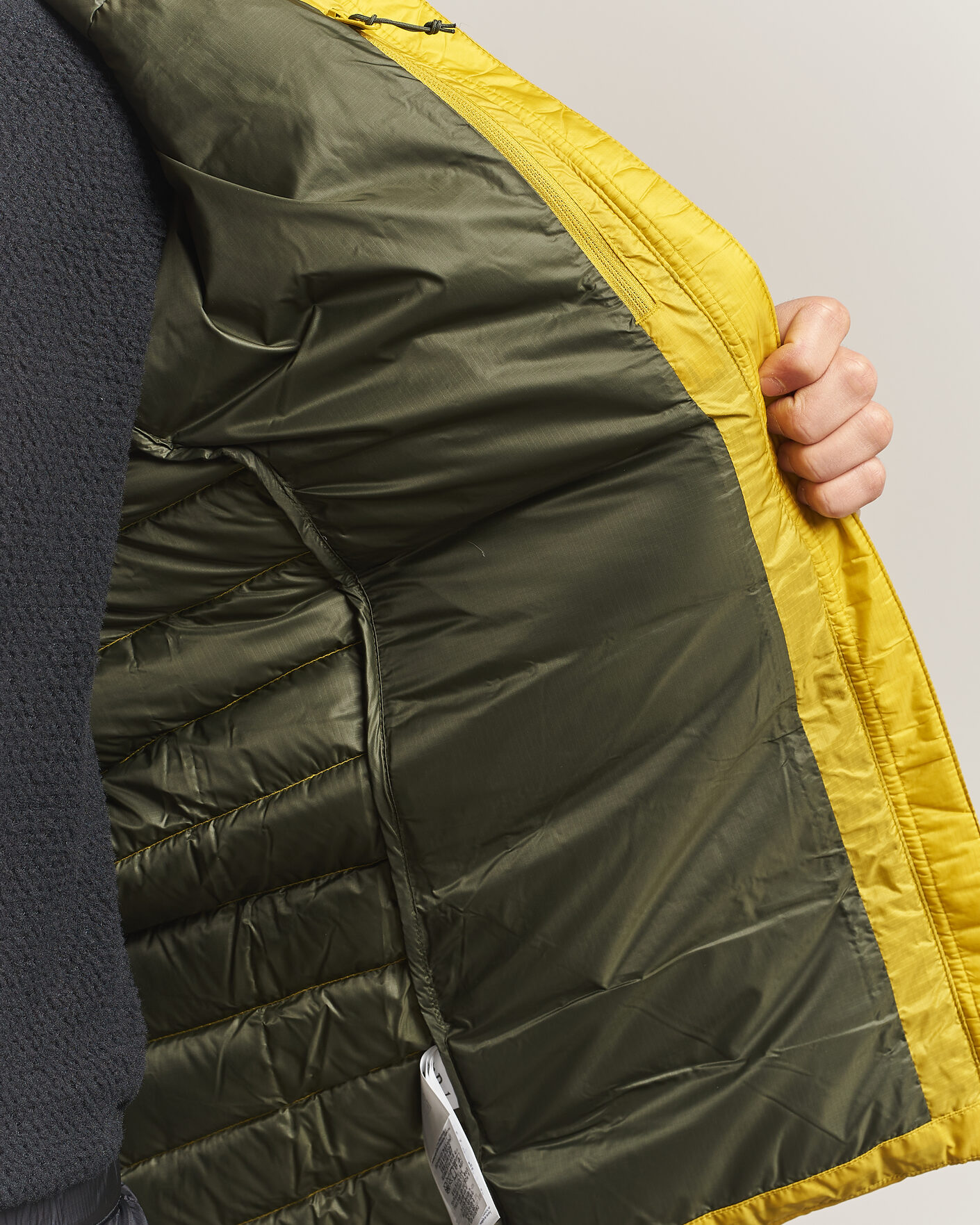 Homme | Manteaux Et Vestes | Rab | Electron Pro Hoody Mid Down Jacket Dark Pollen